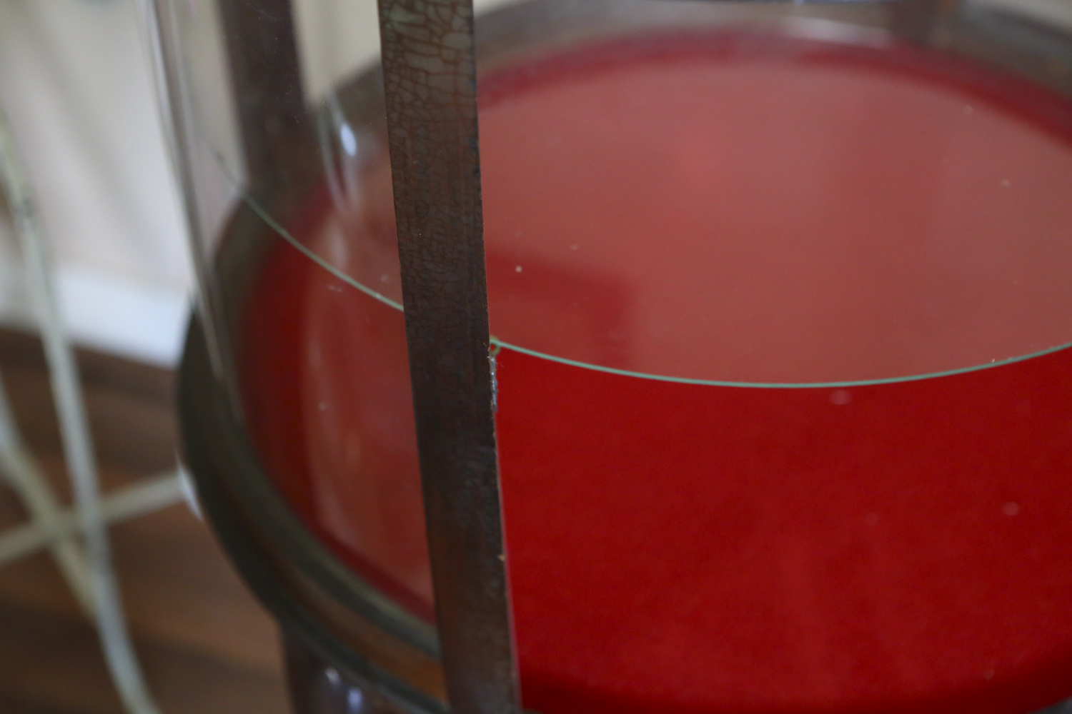Queen Anne Style Curio Drum Table