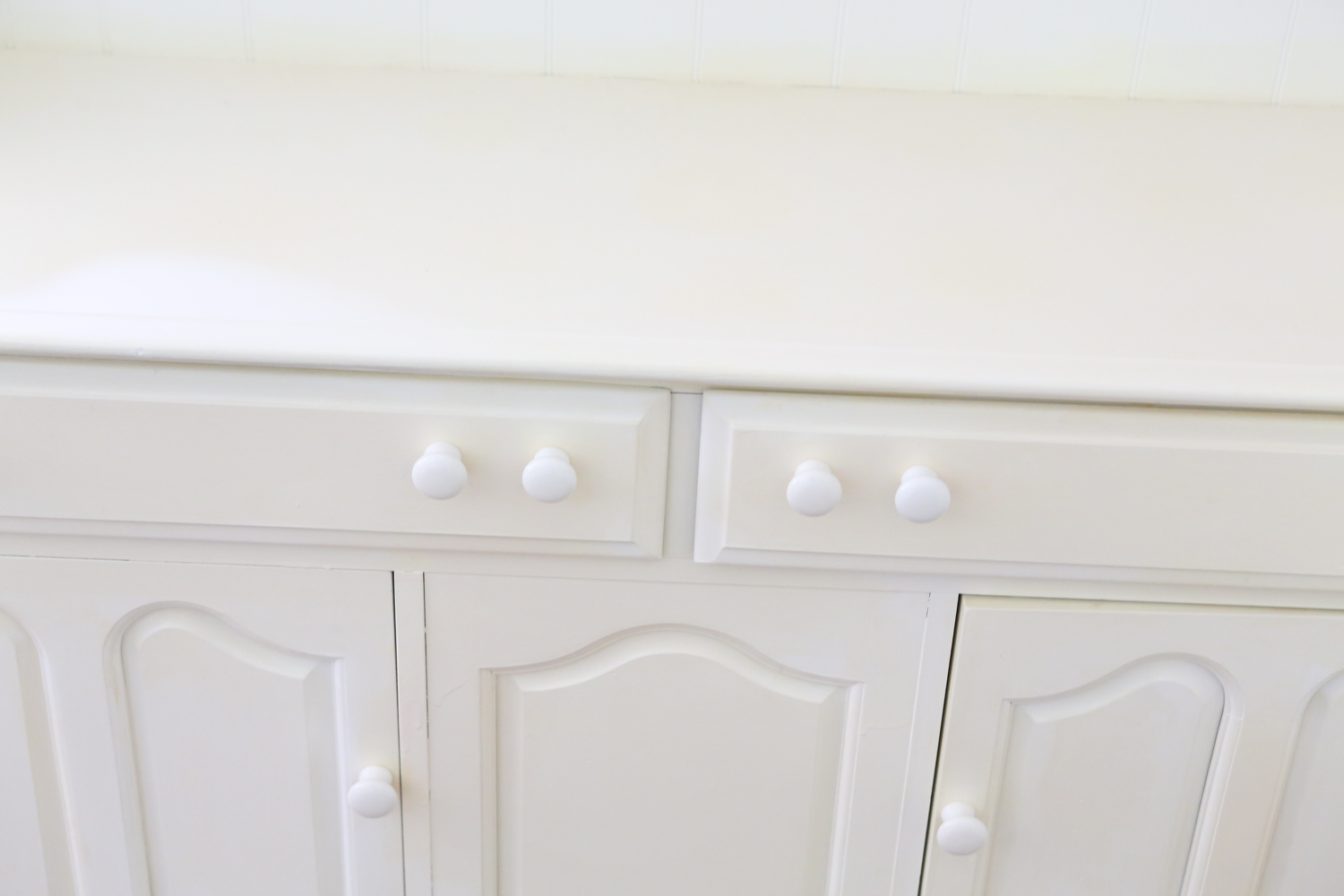 Vintage Country French-Style Kitchen Hutch