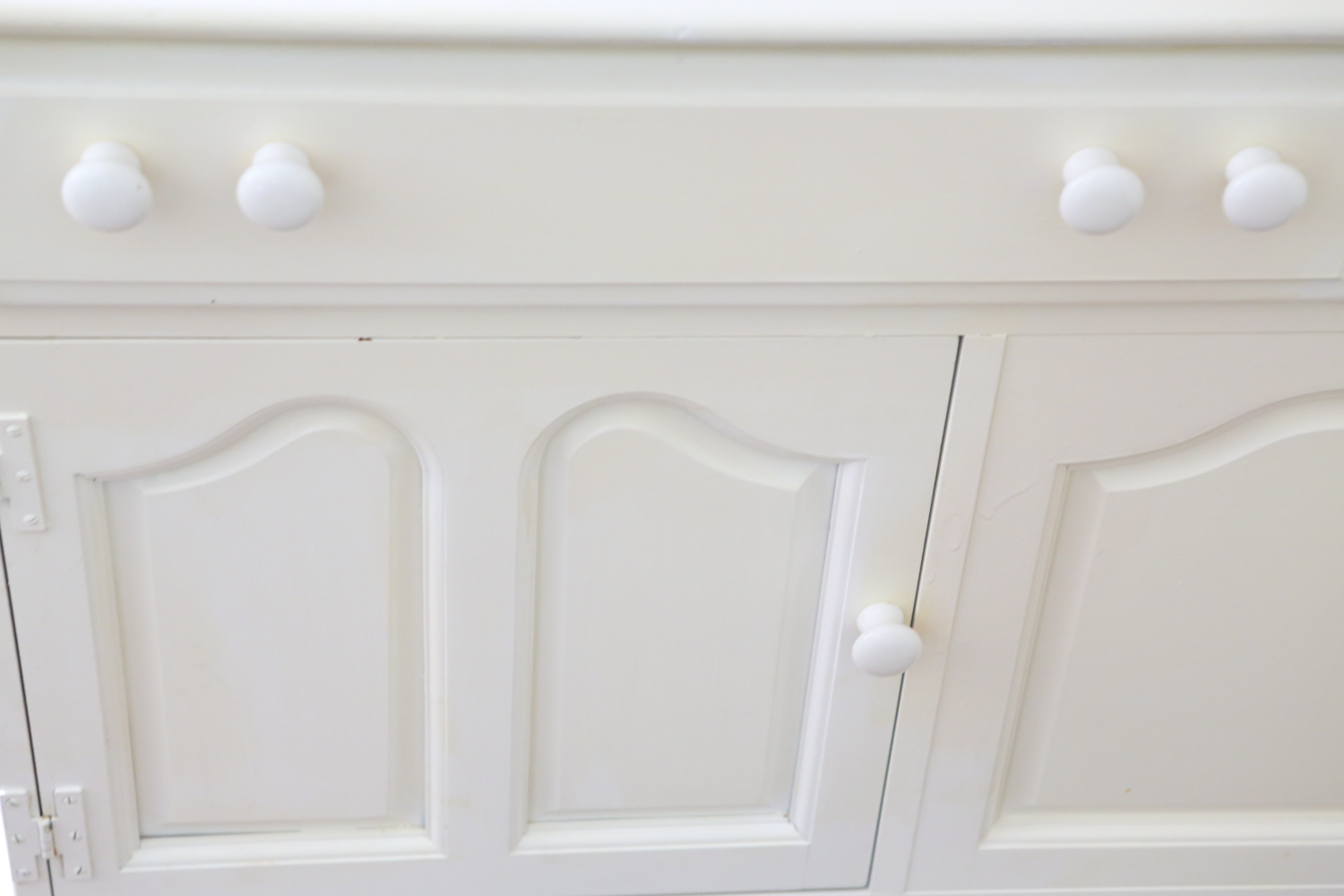 Vintage Country French-Style Kitchen Hutch