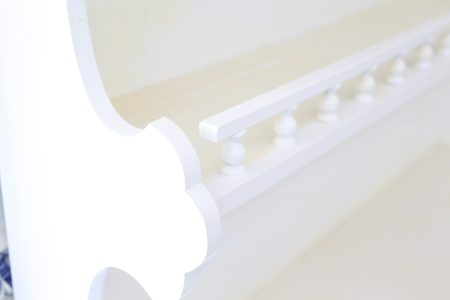 Vintage Country French-Style Kitchen Hutch