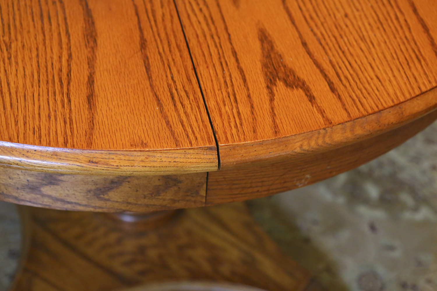 Oak Pedestal Dining Table