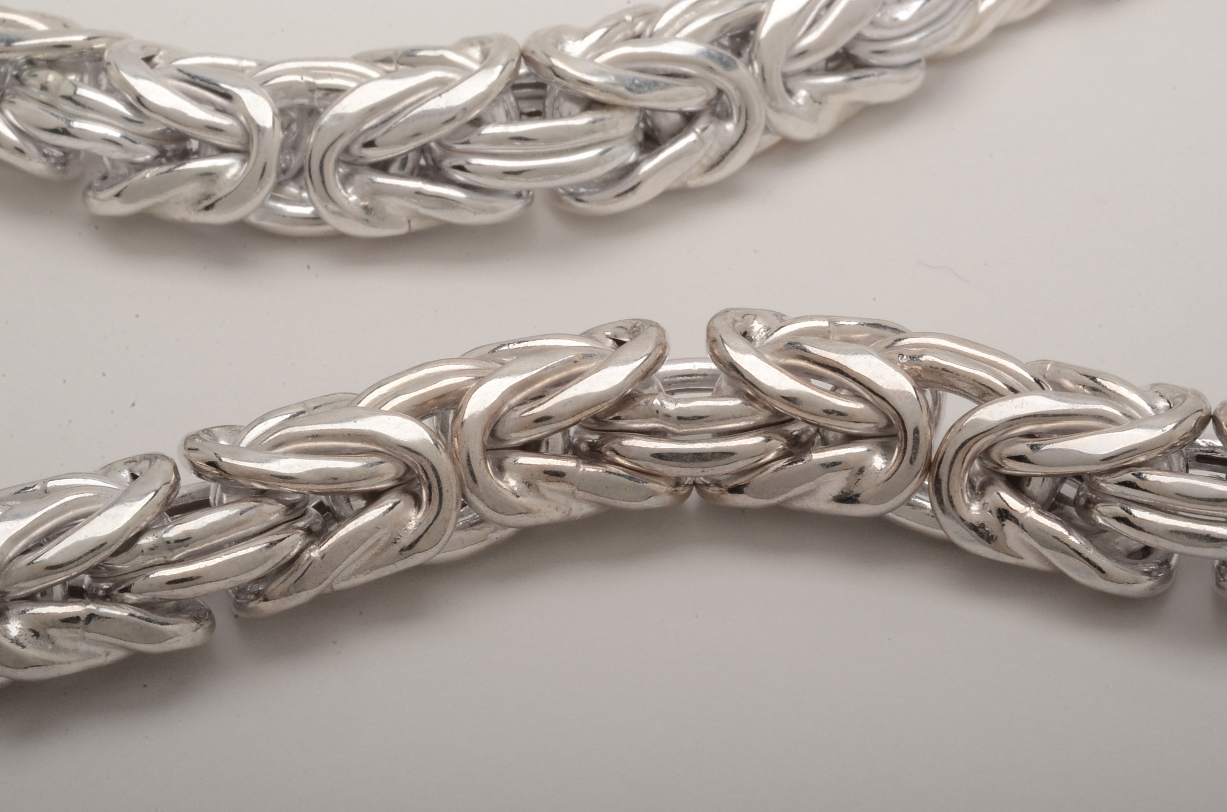 Sterling Silver Byzantine Necklace