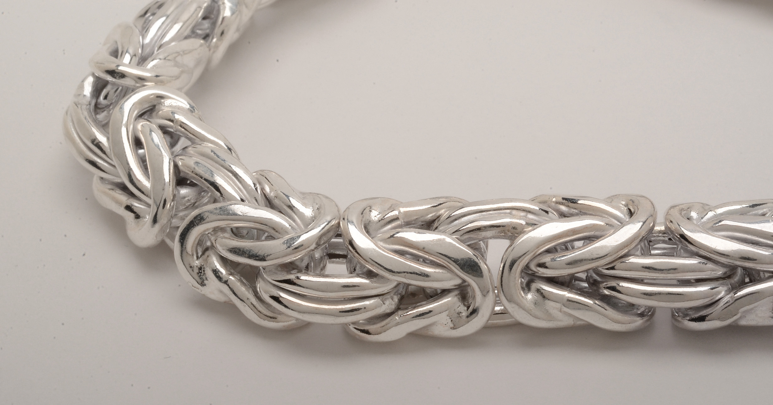 Sterling Silver Byzantine Necklace