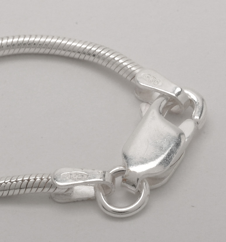 Four Sterling Silver Snake Chains