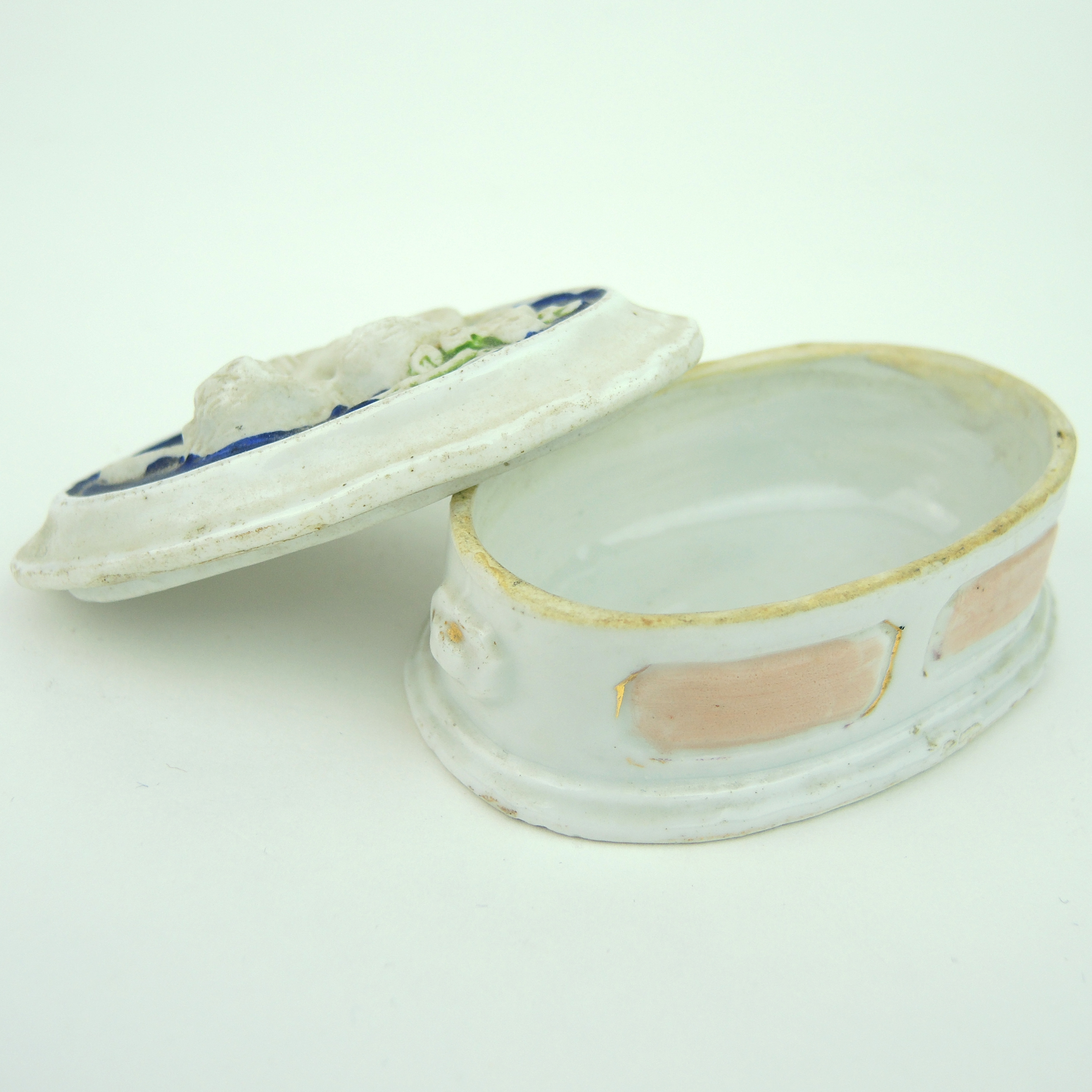 Fairing Trinket Box and Abram French Advertising Tray