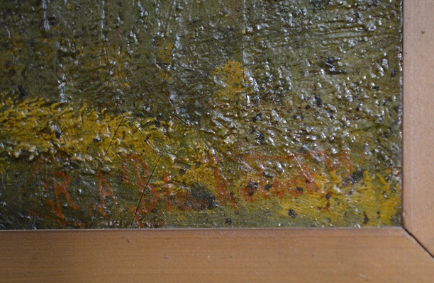 Ralph Albert Blakelock Original Landscape Oil Painting