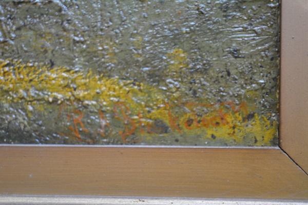 Ralph Albert Blakelock Original Landscape Oil Painting