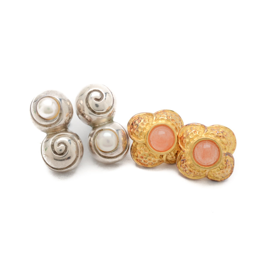 Signed Elizabeth Errico Earrings