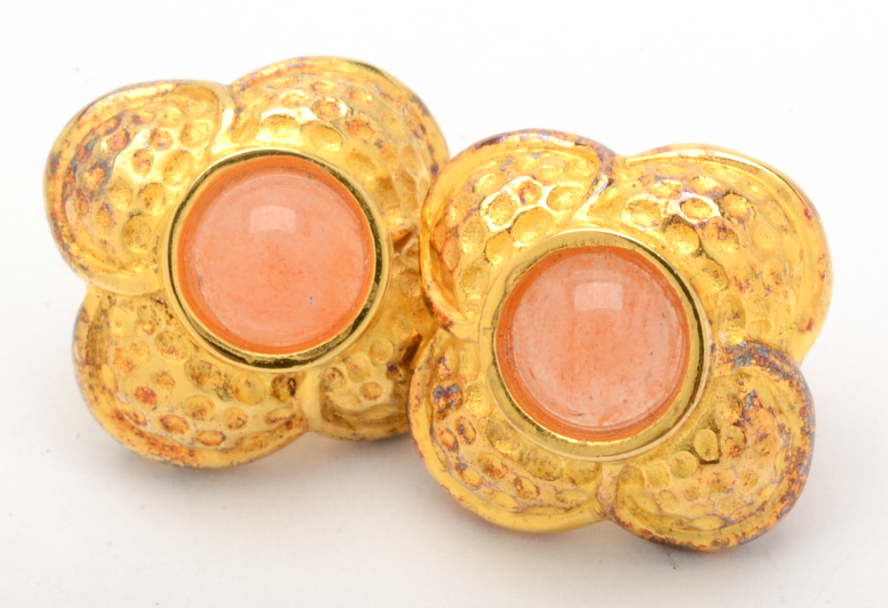 Signed Elizabeth Errico Earrings