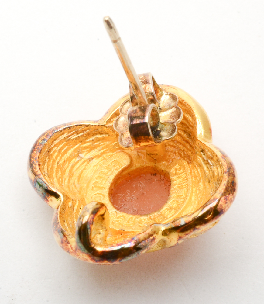 Signed Elizabeth Errico Earrings