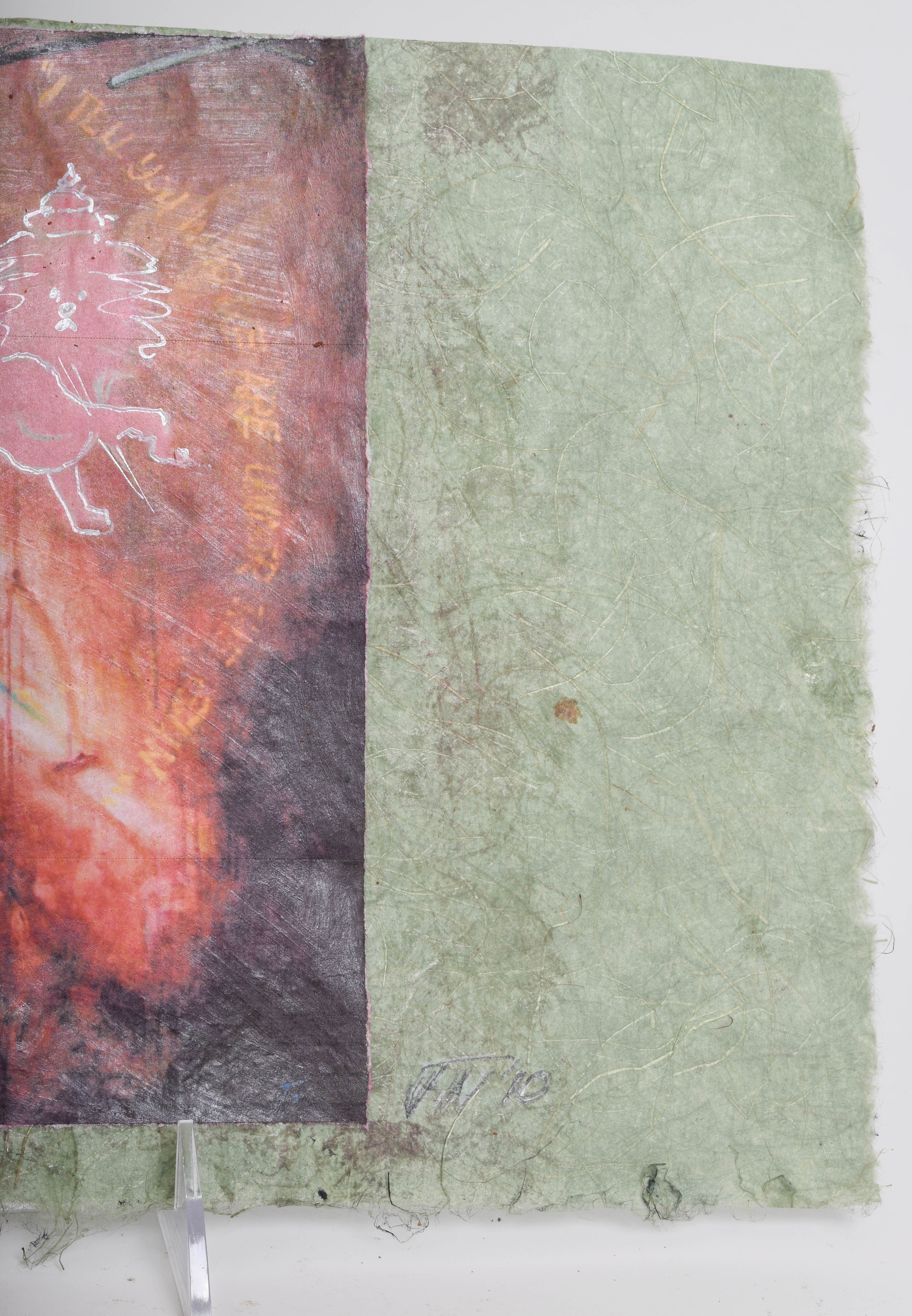 Acrylic Painting of Bob Marley on Paper