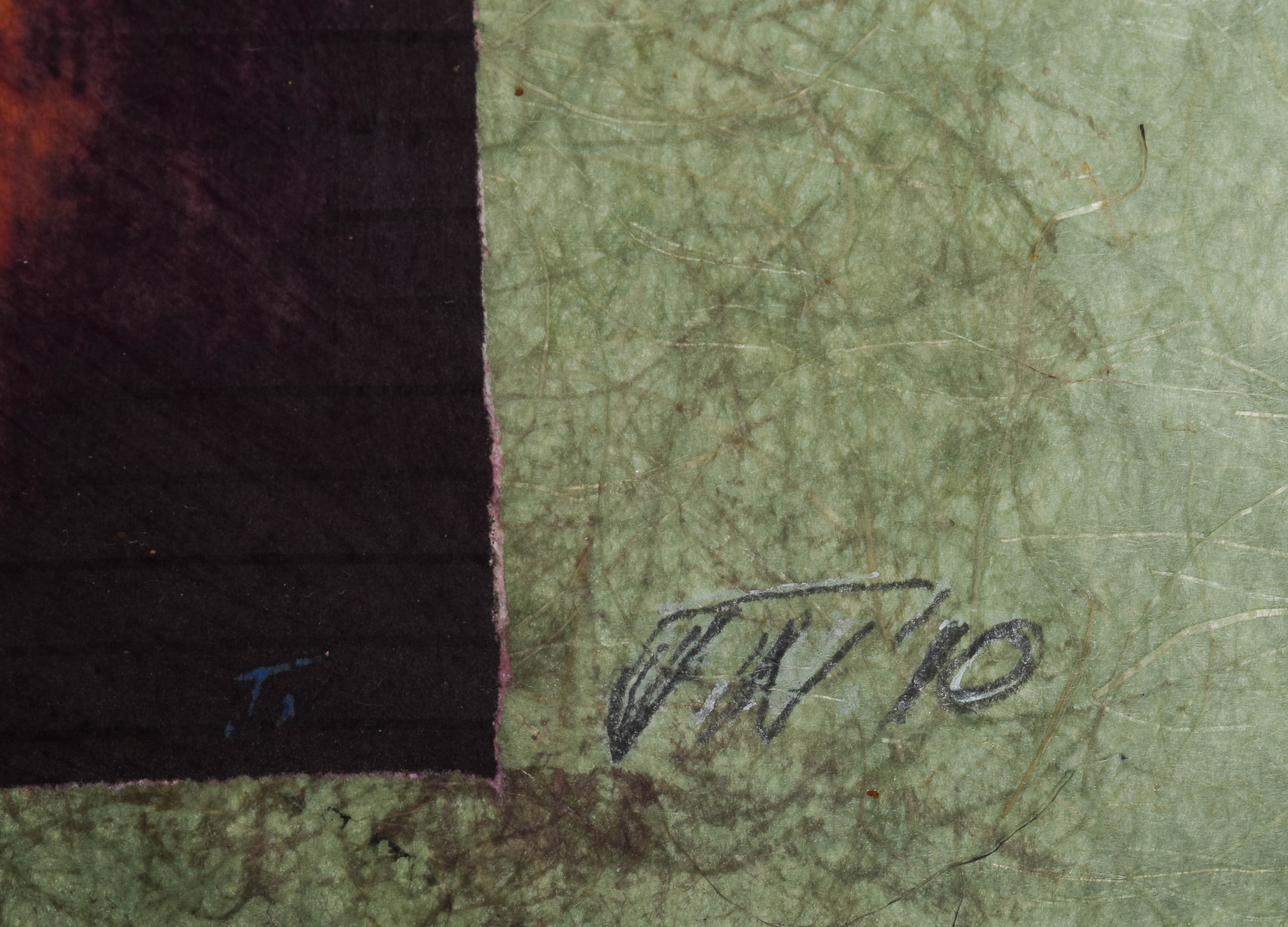 Acrylic Painting of Bob Marley on Paper