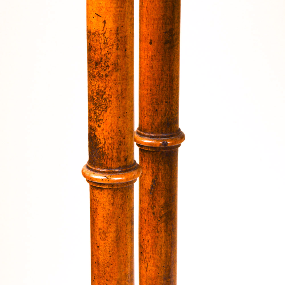 Baker Furniture Mid-Century Burled Maple Accent Table