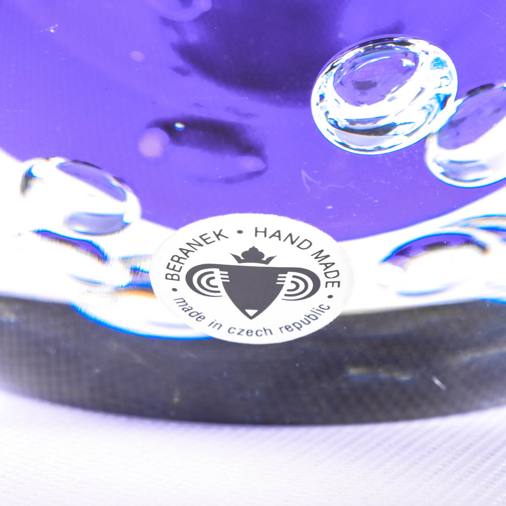 Beranek Hand Made Art Glass Bowl