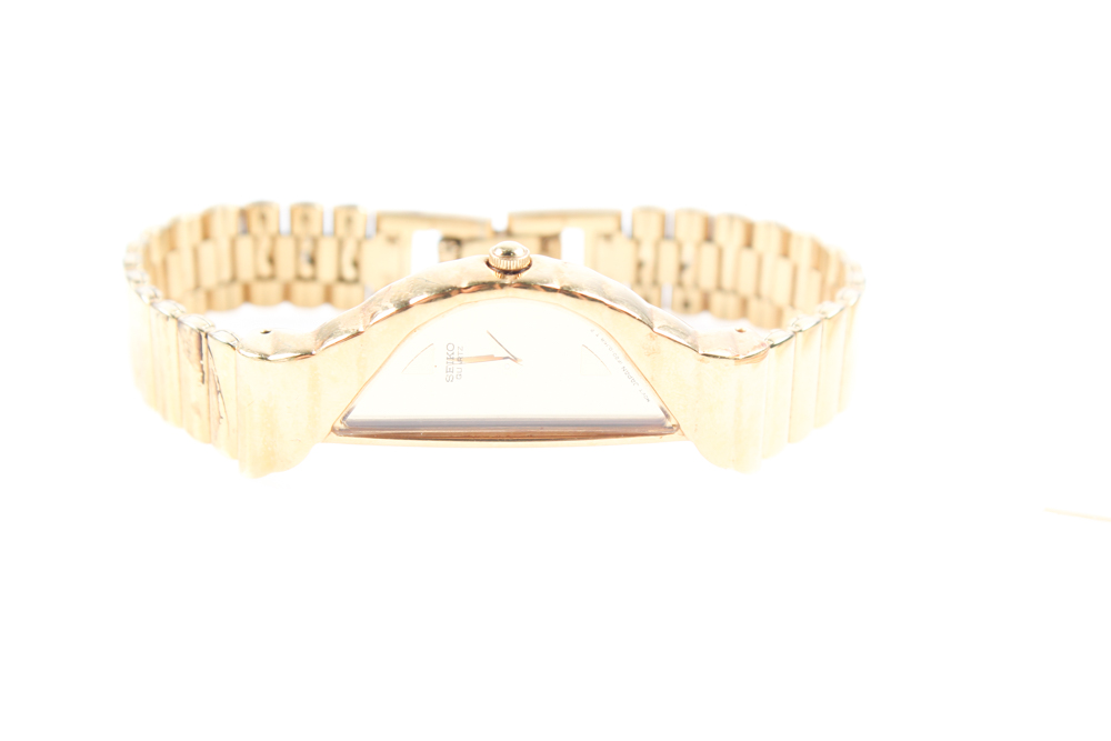 Vintage Earrings with Seiko Quartz Watch