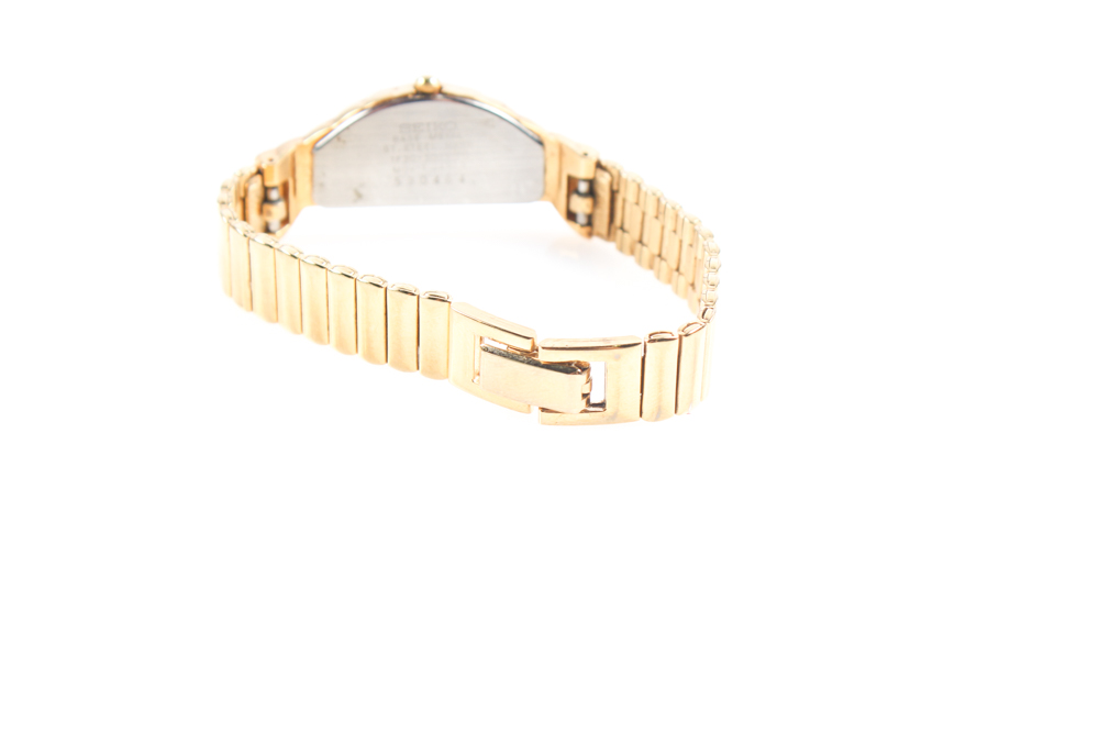 Vintage Earrings with Seiko Quartz Watch