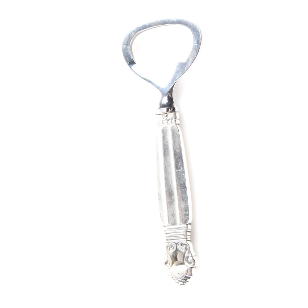 Georg Jensen Sterling Silver Bottle Opener
