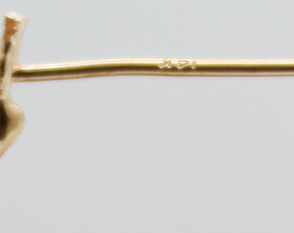 14K Yellow Gold Twisted Hoops