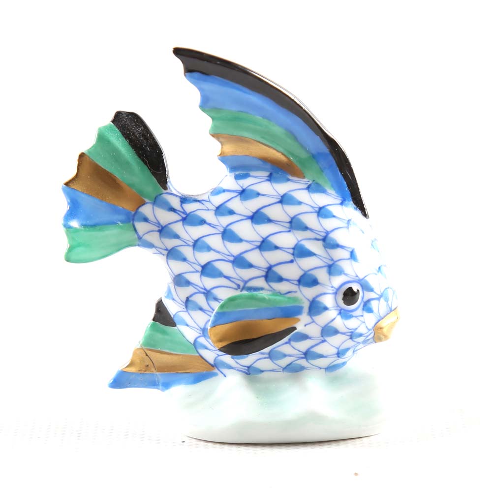 Herend Hand Painted Porcelain Fish