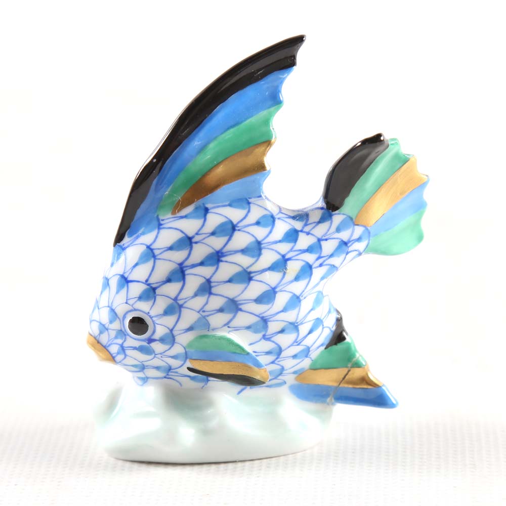 Herend Hand Painted Porcelain Fish