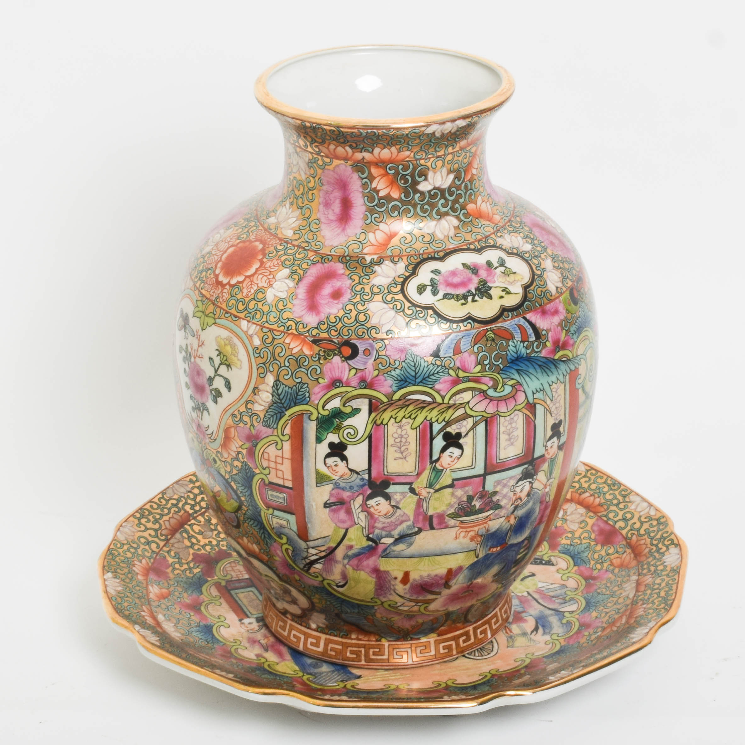 Pair of Vintage Chinese Decorative Items