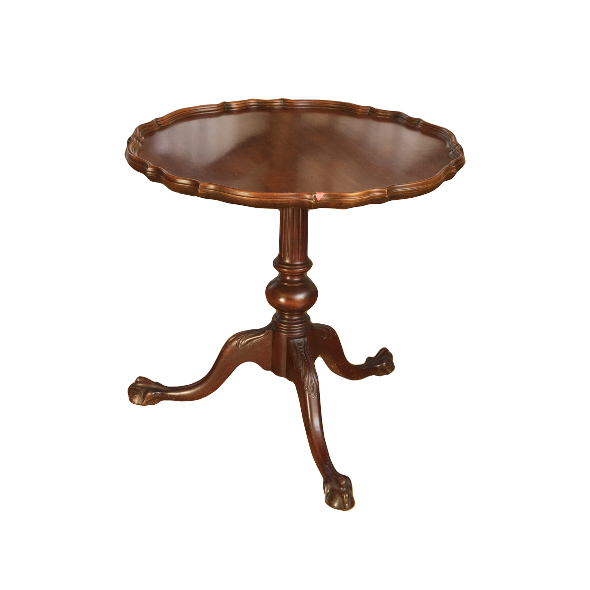 Vintage Pie Crust Side Table