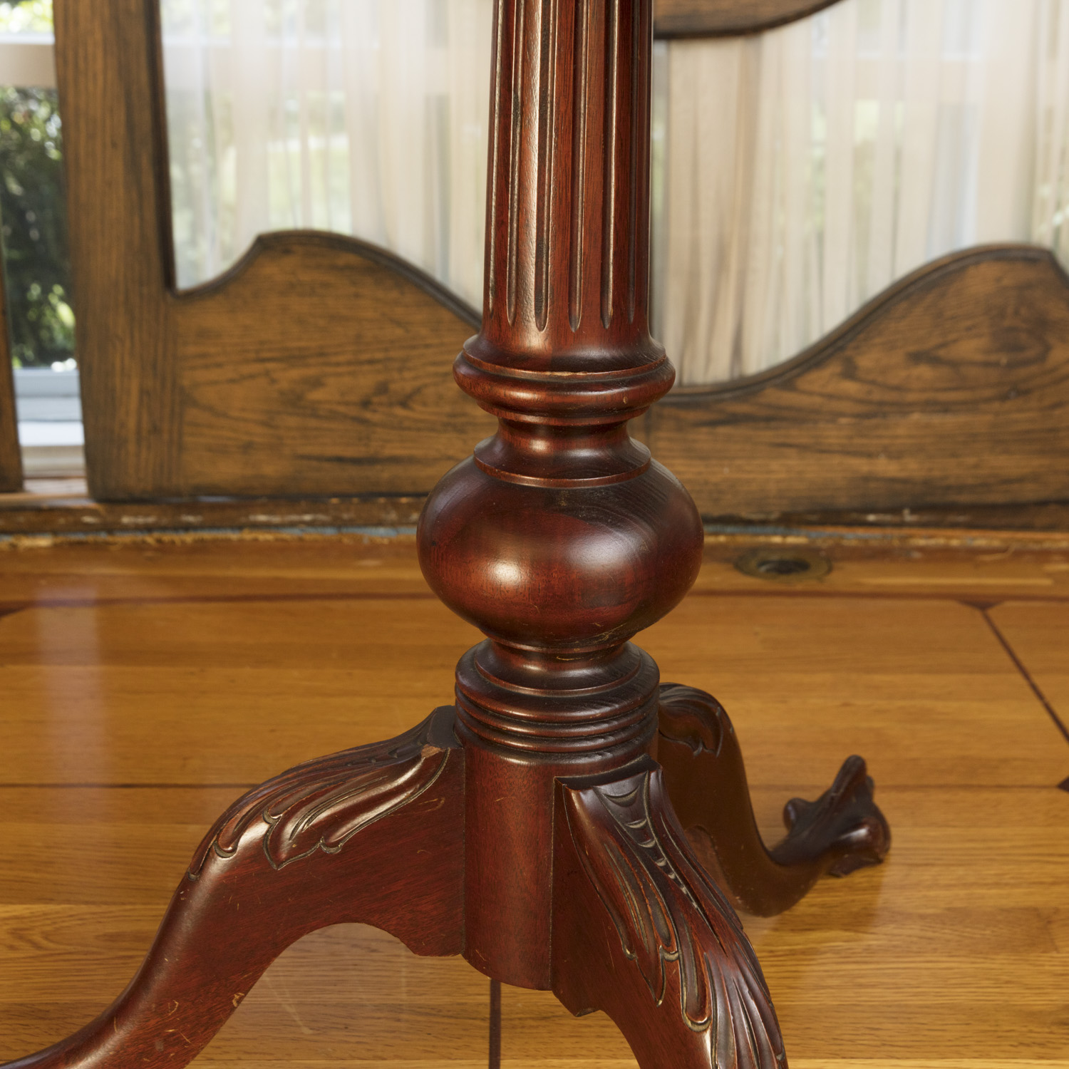 Vintage Pie Crust Side Table