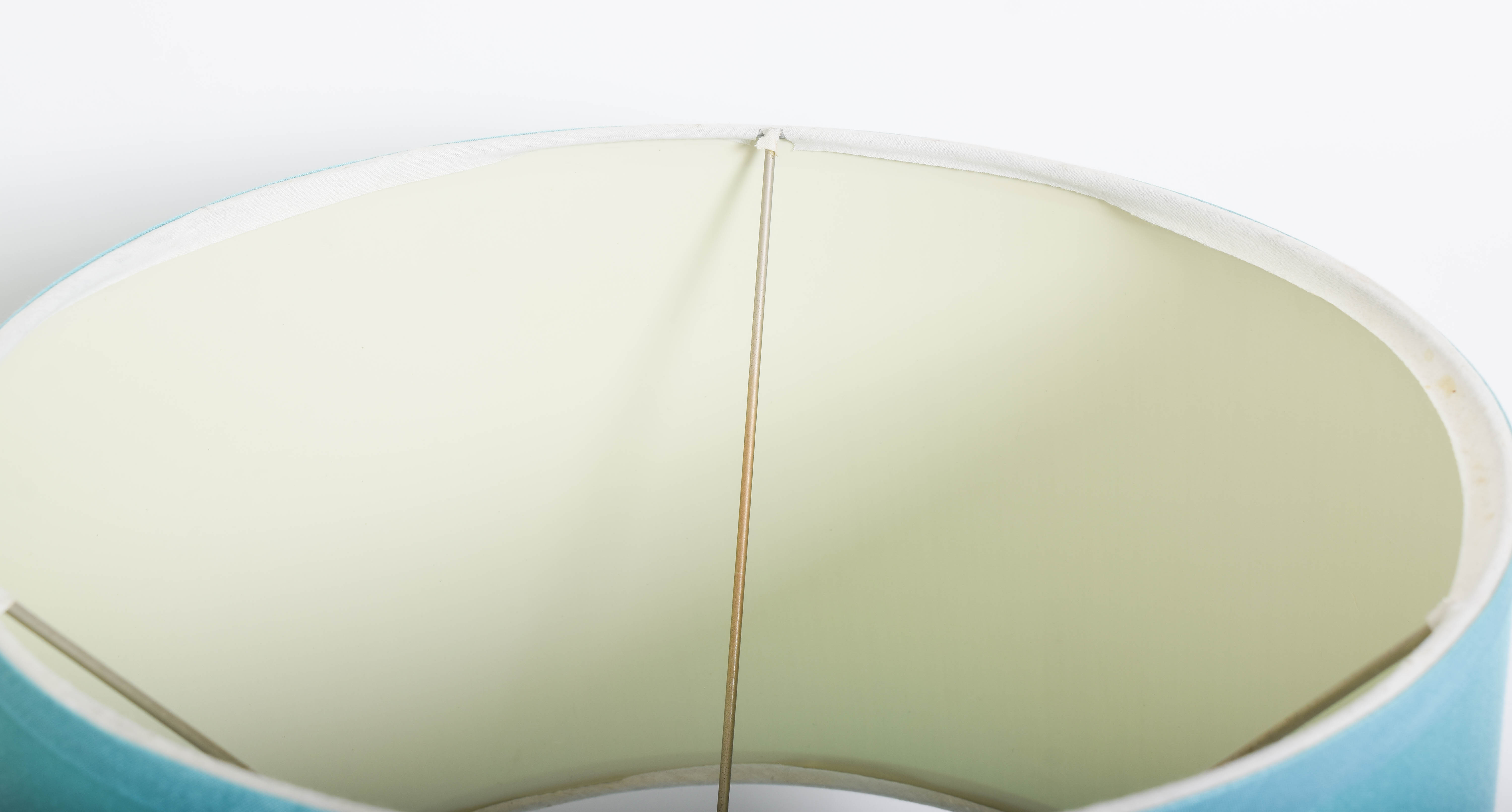 Pair of Robins Egg Blue Lacquered Table Lamps after Jonathan Adler