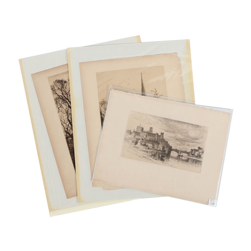 Collection of Intaglio Prints on Paper