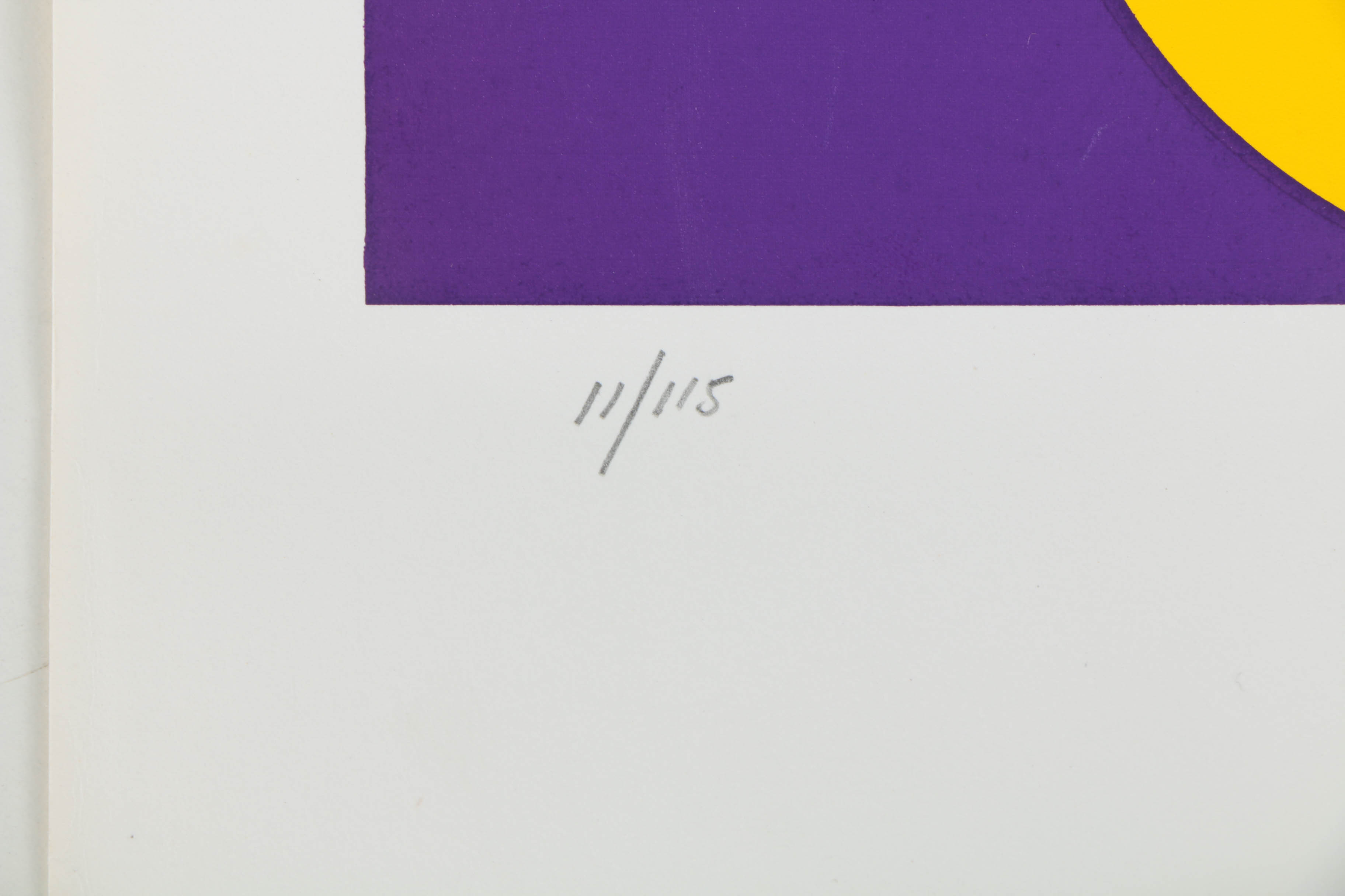 Luis Molinari-Flores Signed Limited Edition Serigraph Geometric Composition