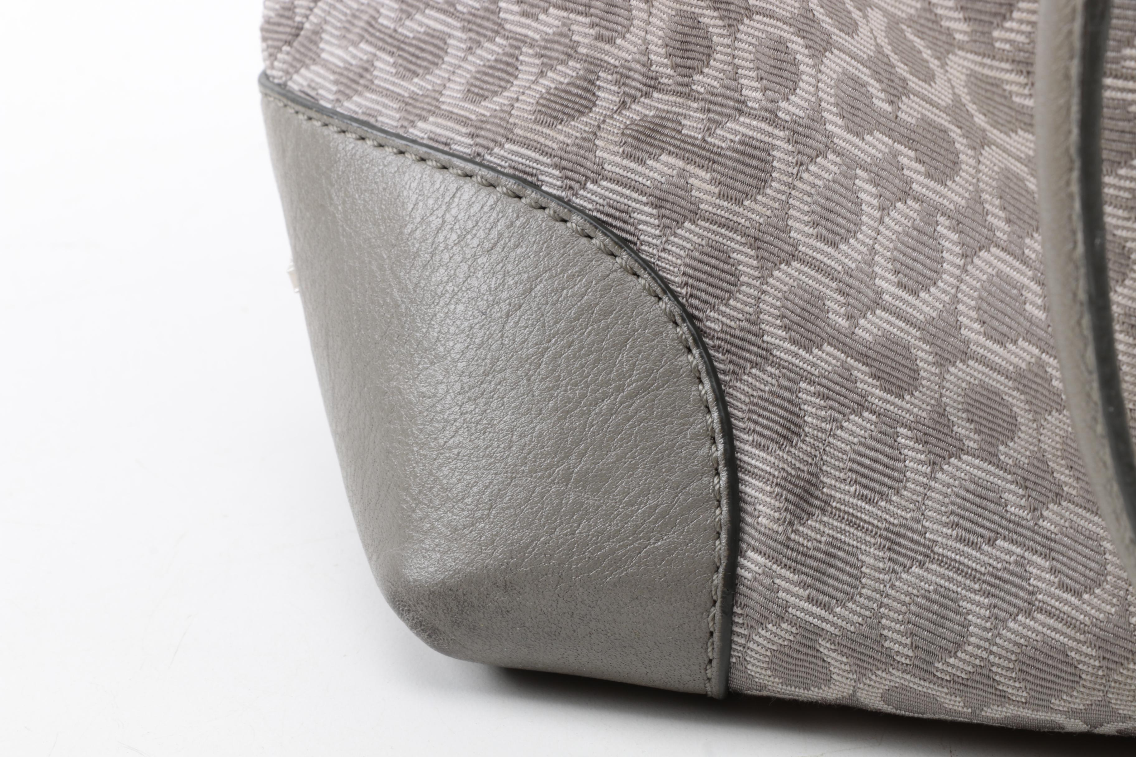 Coach Grey Signature Tote Handbag