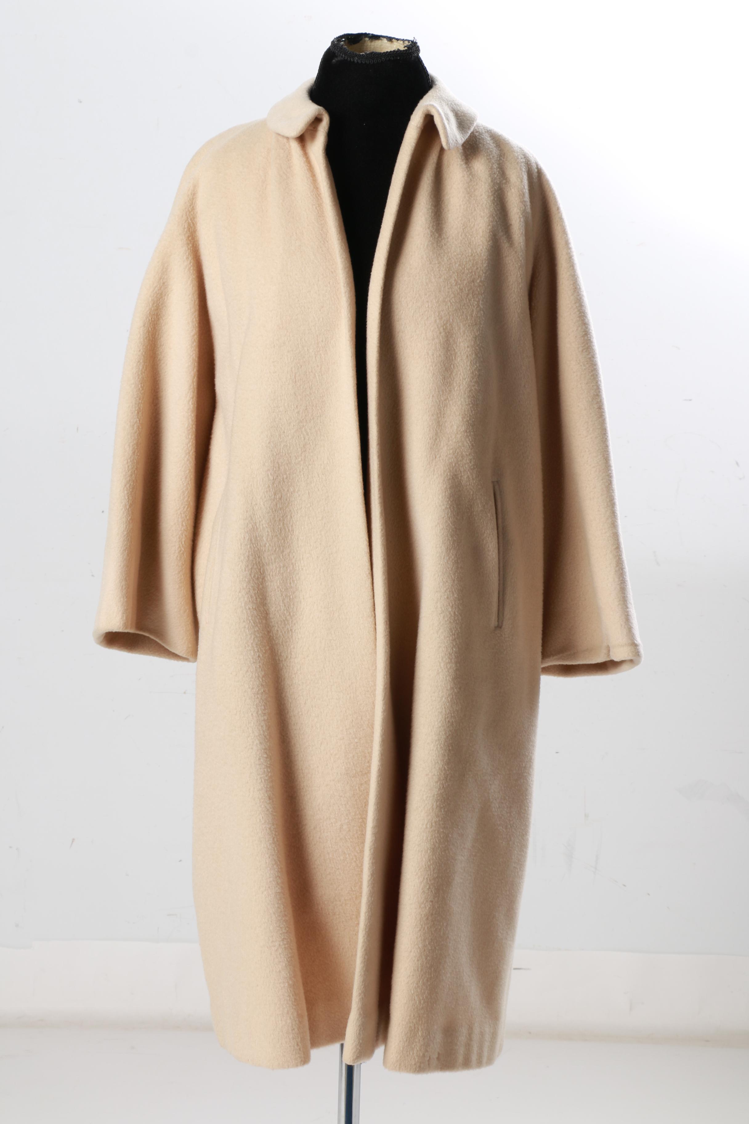 Women's Circa 1950s Vintage L.S. Ayres Car Coat