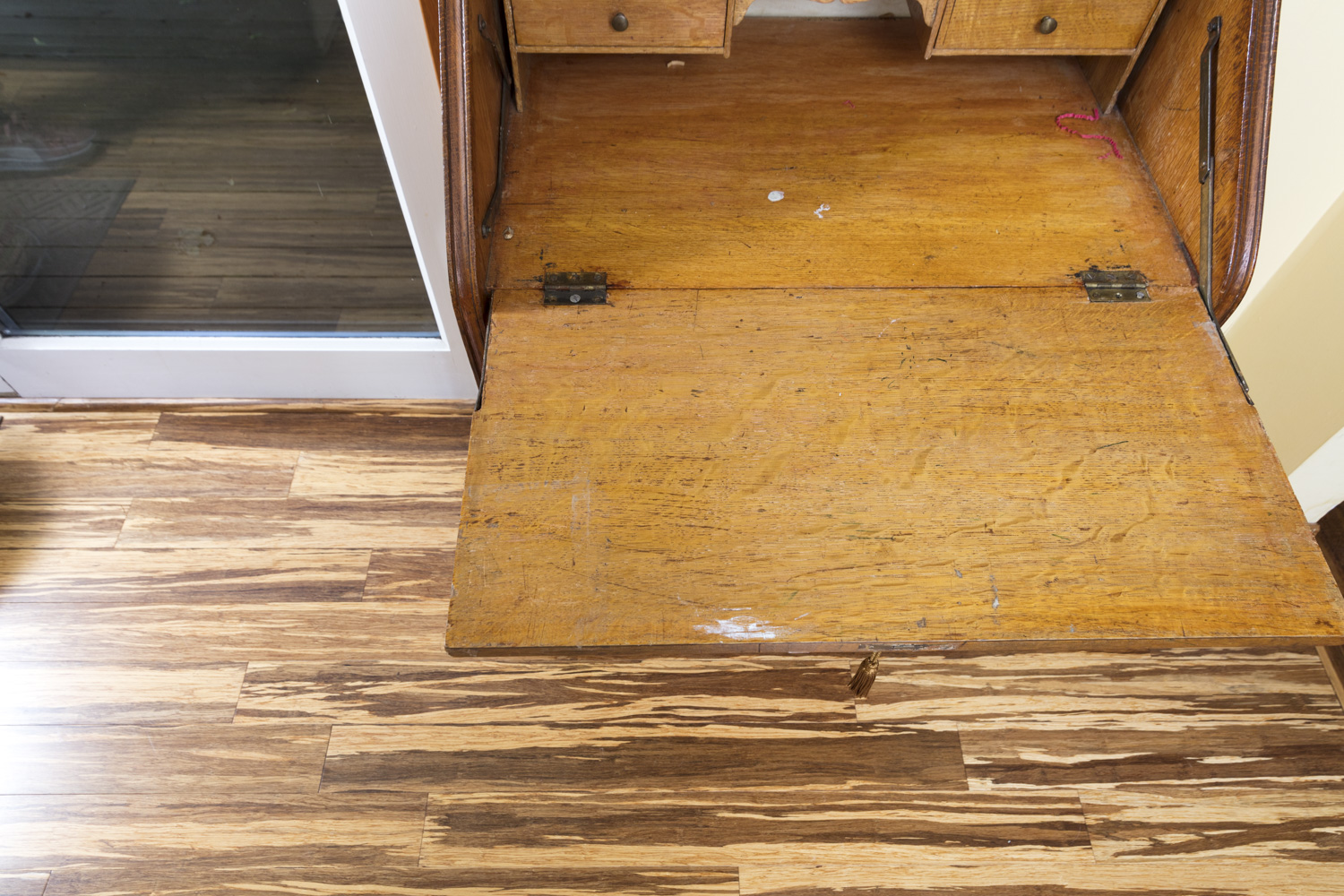 Vintage to Antique Oak Ladies Writing Desk