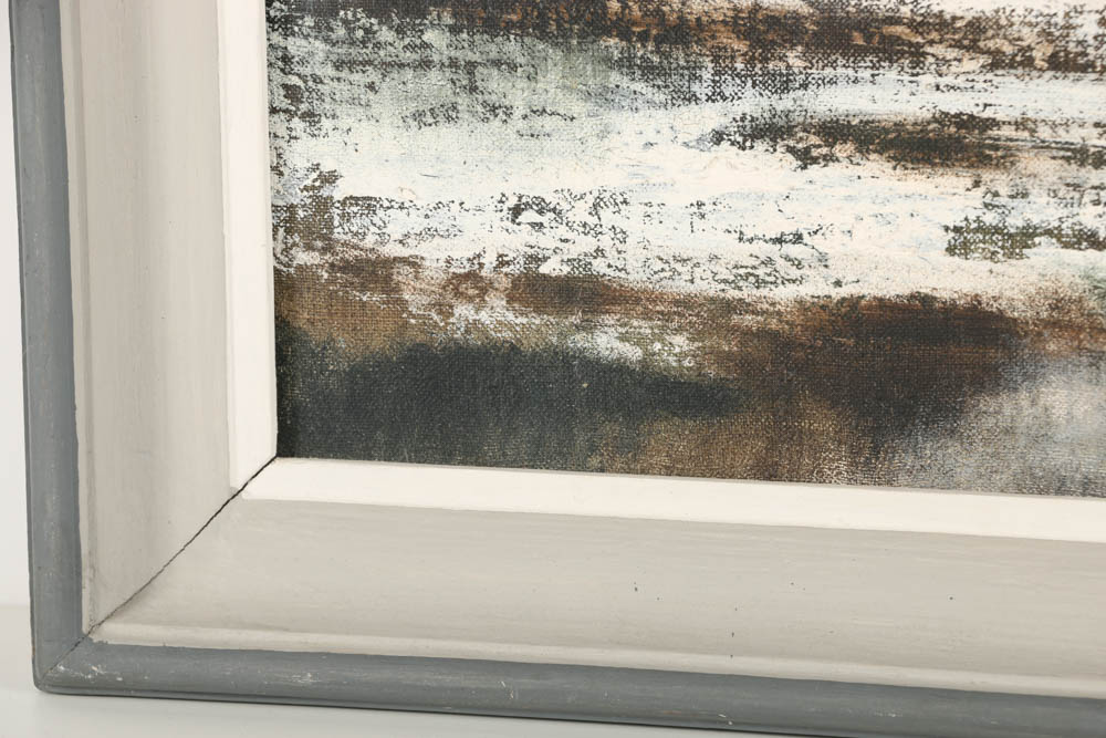 A. Skarzynski Oil Painting on Canvas Desolate Landscape