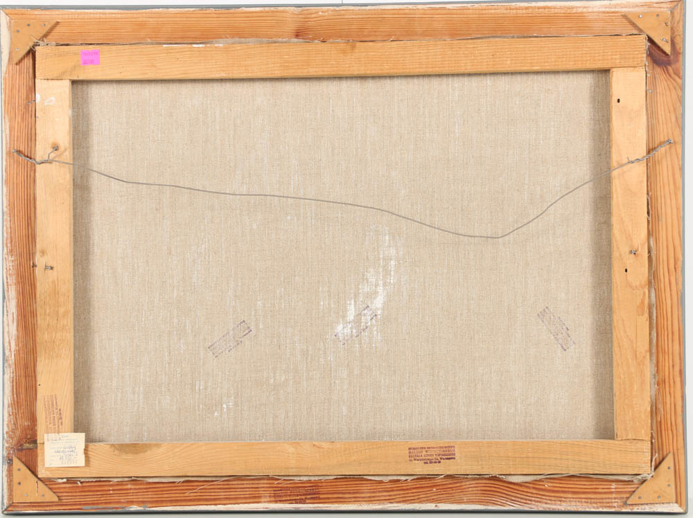 A. Skarzynski Oil Painting on Canvas Desolate Landscape