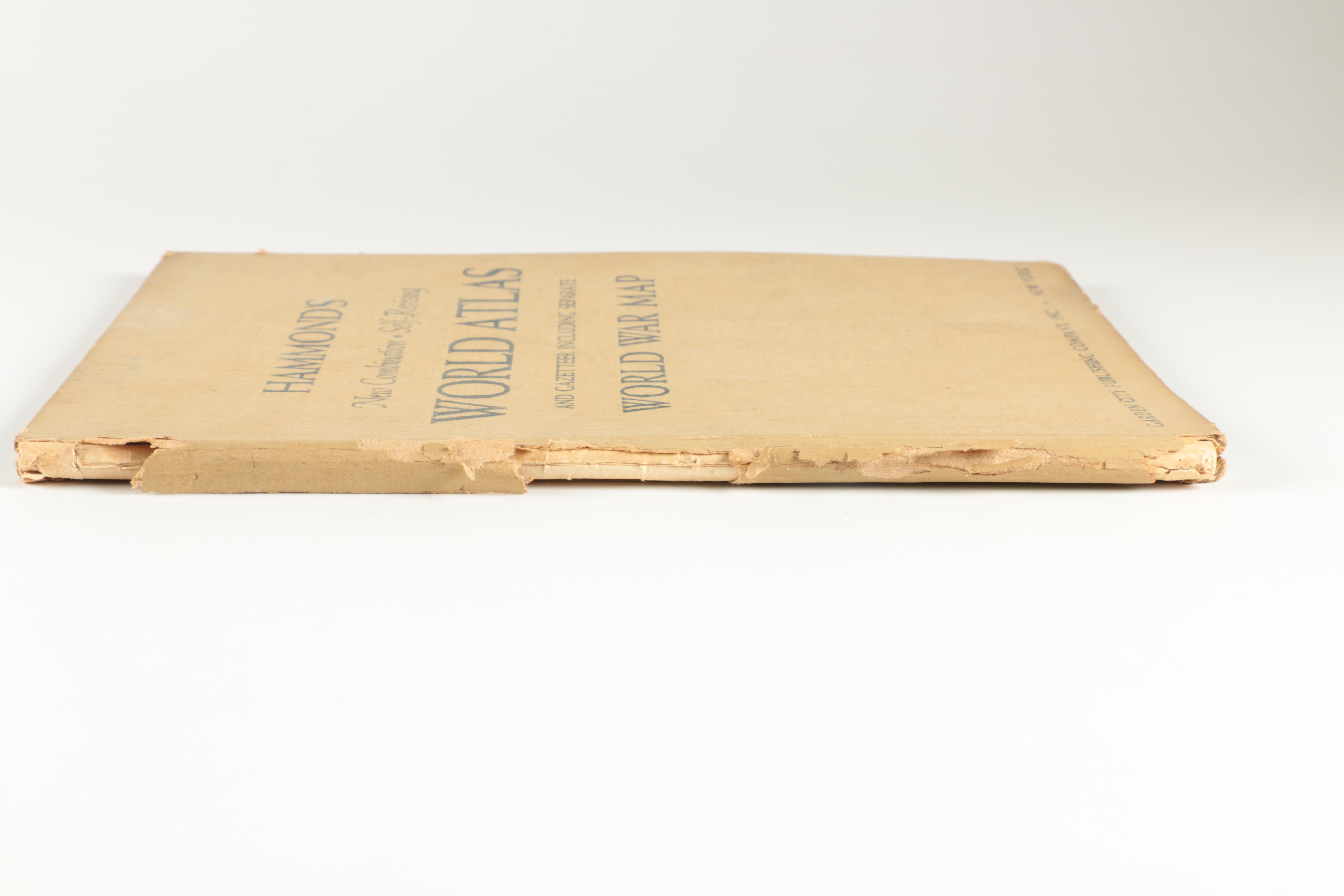 1943 "Hammond's World Atlas and Gazetteer"