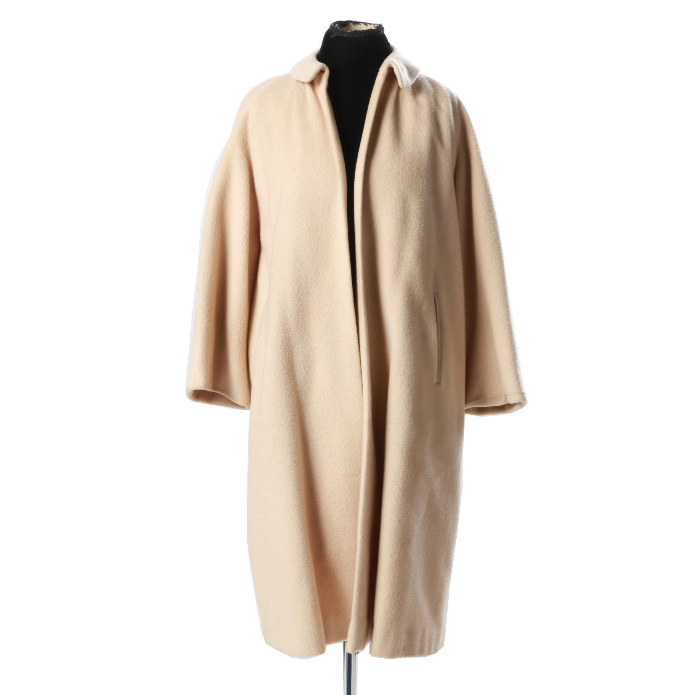 Women's Circa 1950s Vintage L.S. Ayres Car Coat