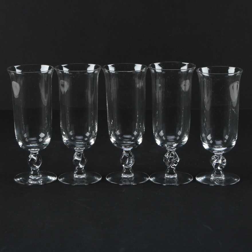 Five Crystal Goblets