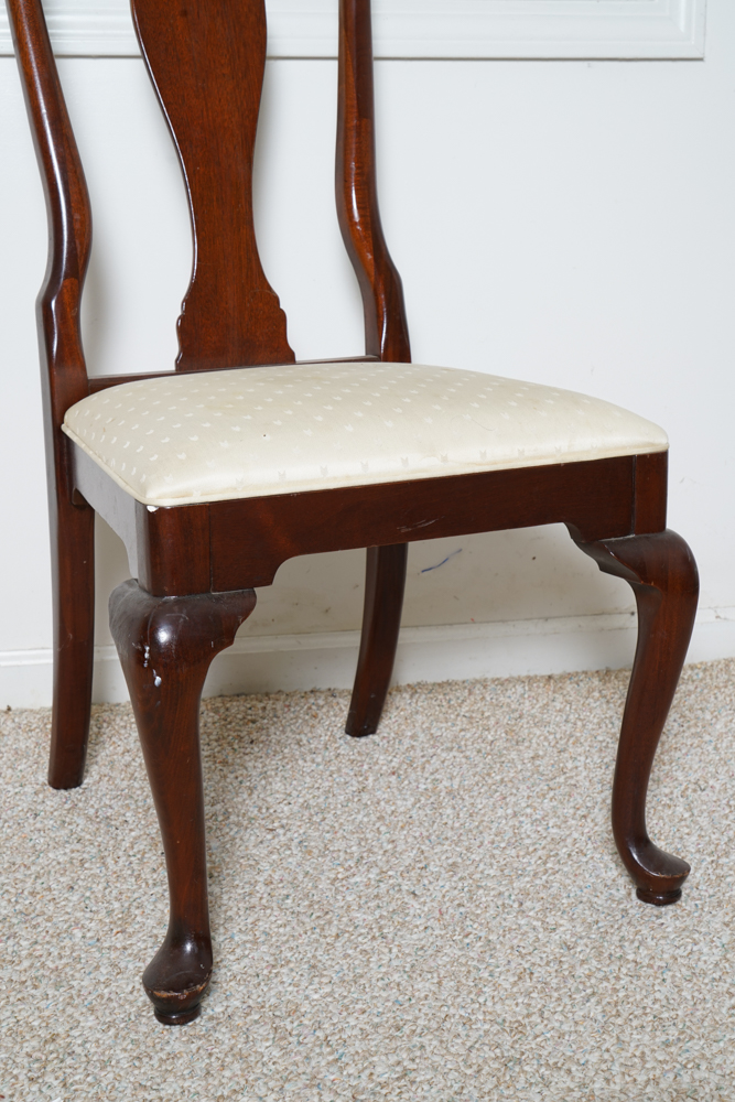 Queen Anne Style Dining Chairs by Hickory Manufacturing Co.