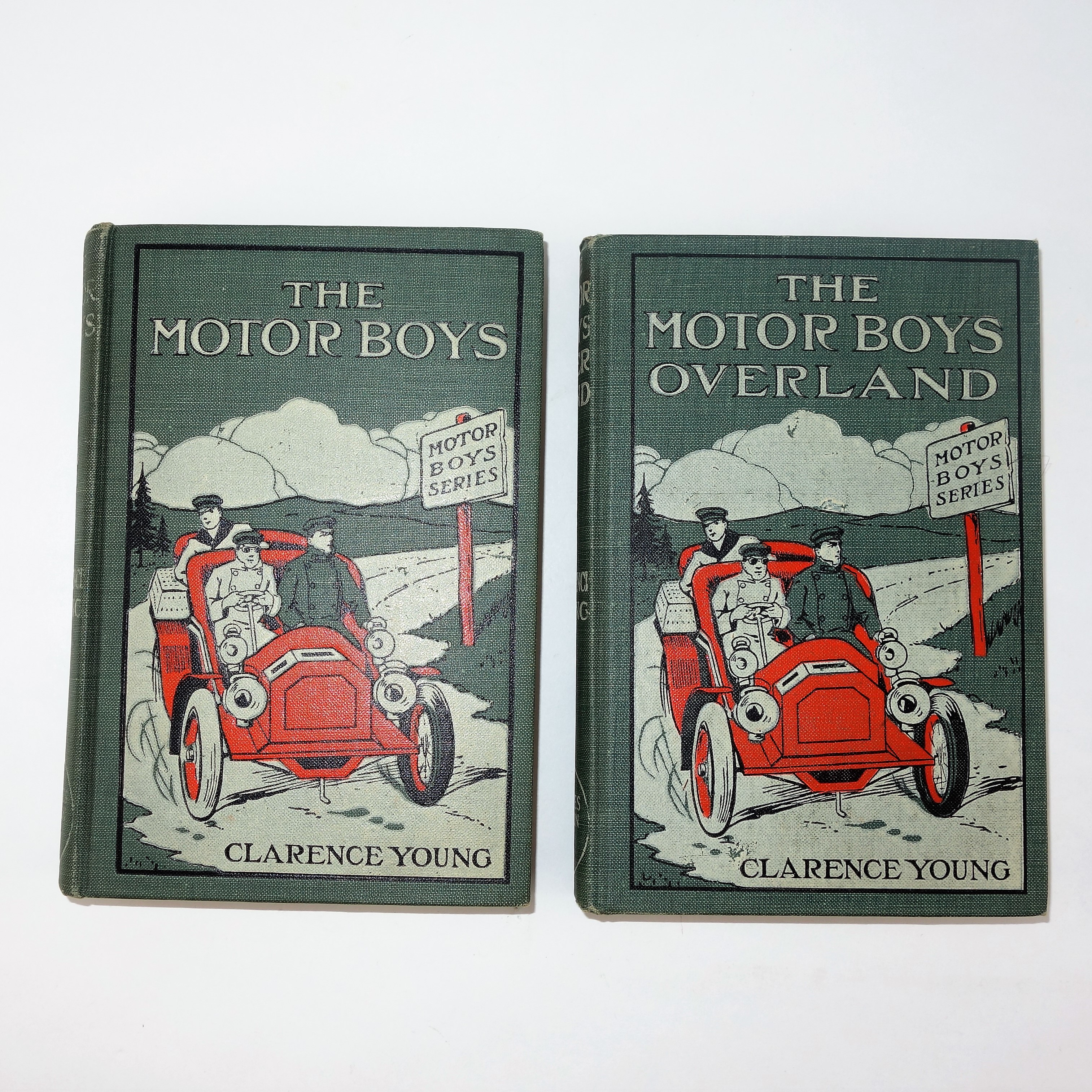 Two 1906 First Editions From The "Motor Boys" Series by Clarence Young