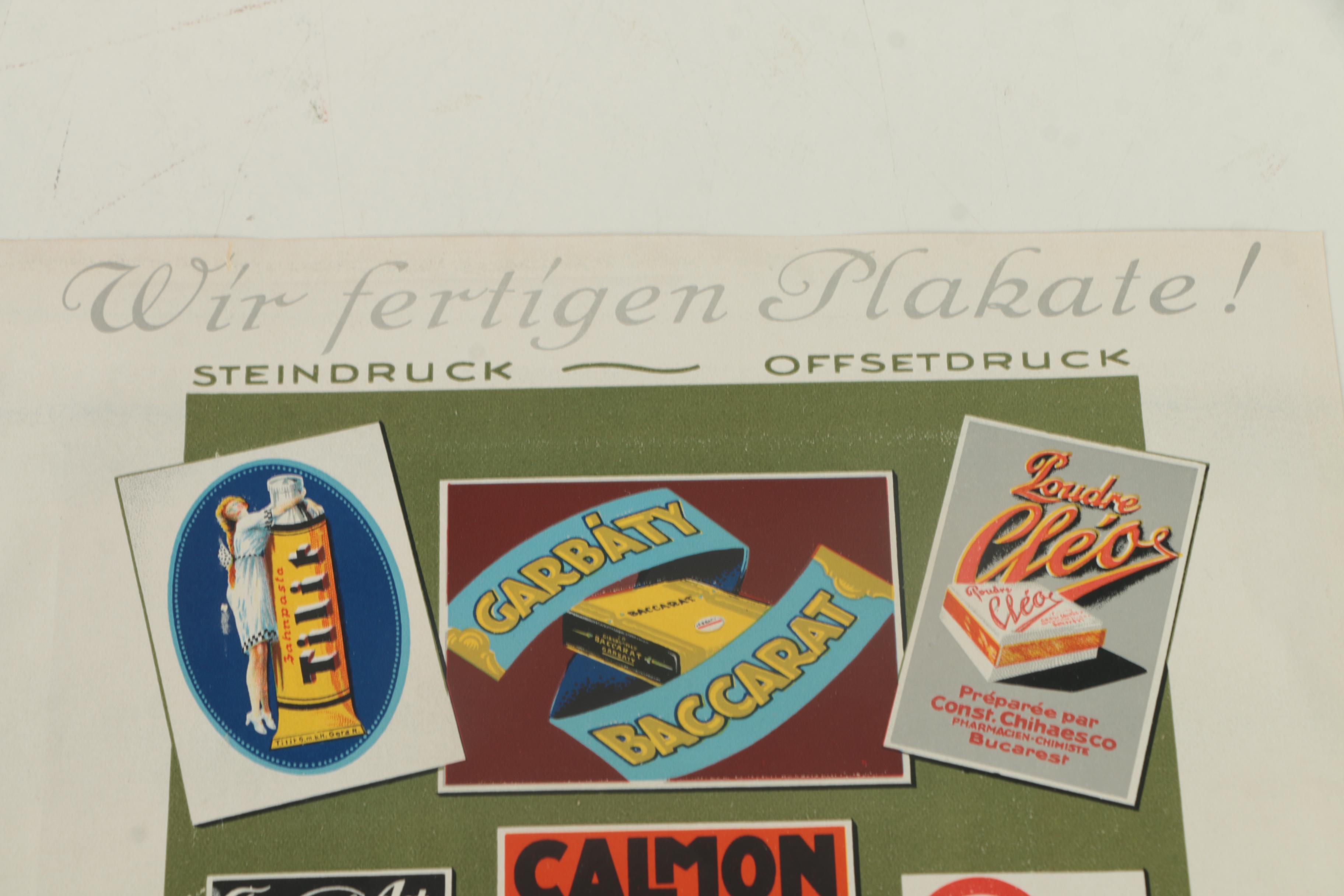 Collection of Loose German Lithograph Prints