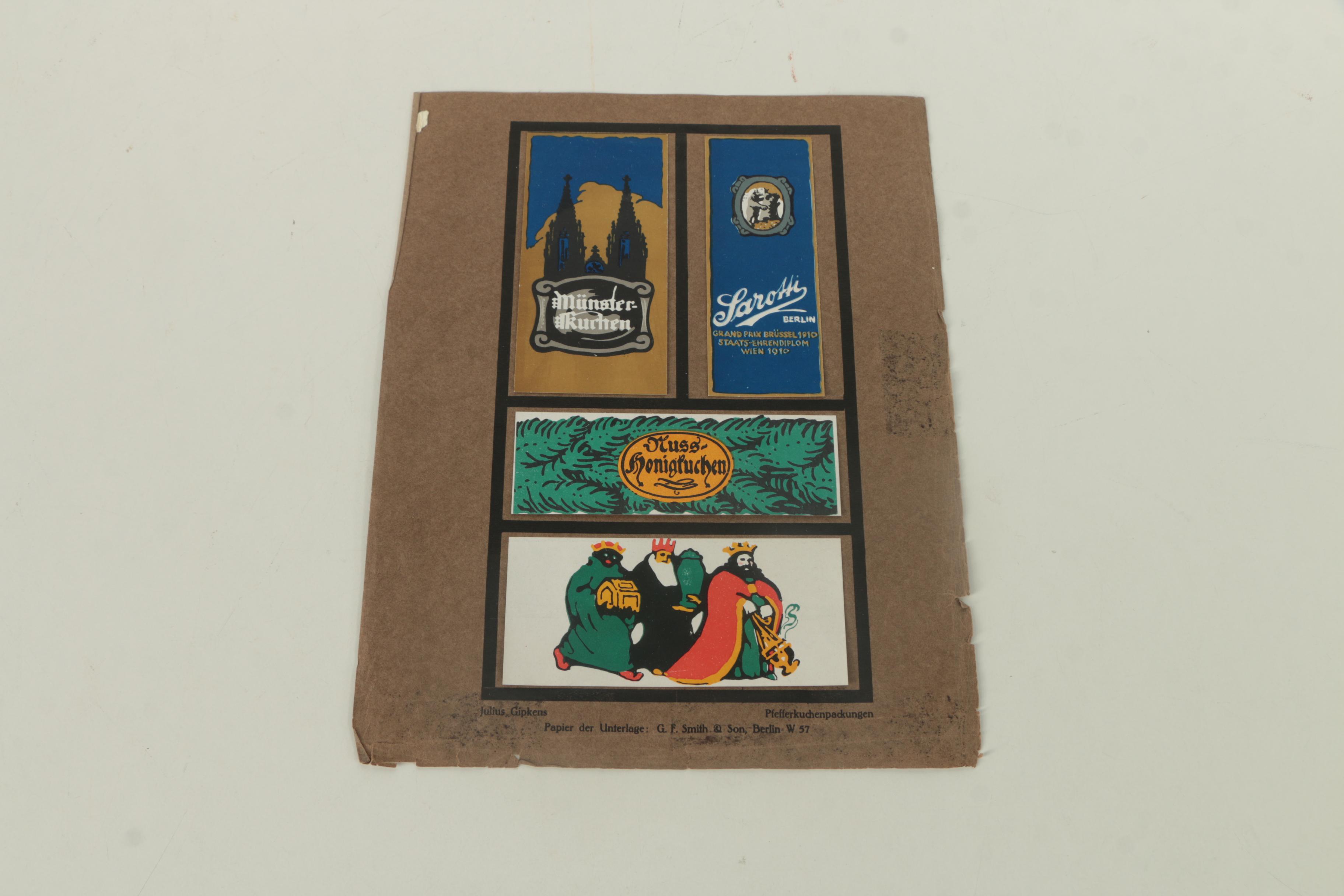 Collection of Loose German Lithograph Prints