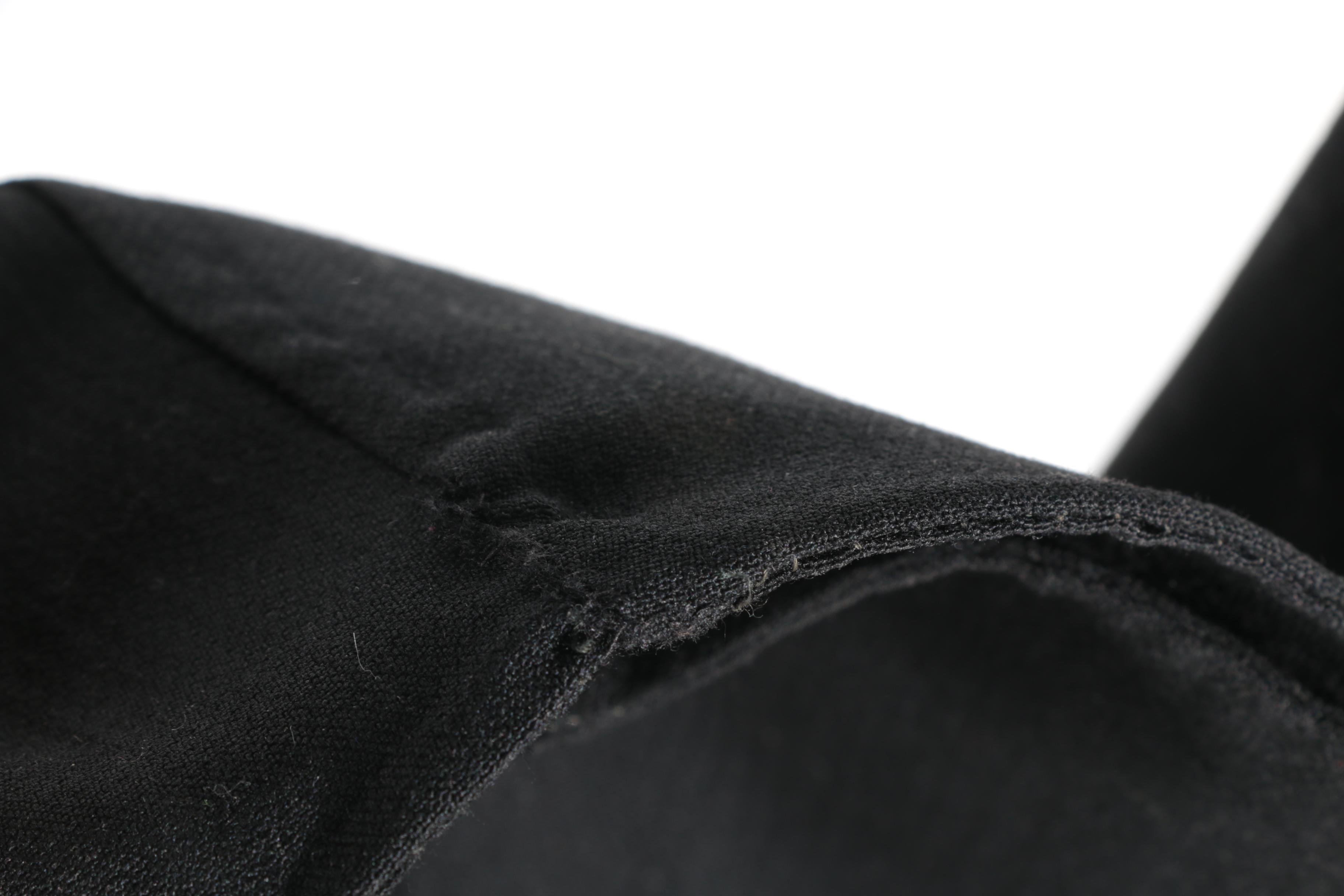 Prada Black Wool Mini Skirt