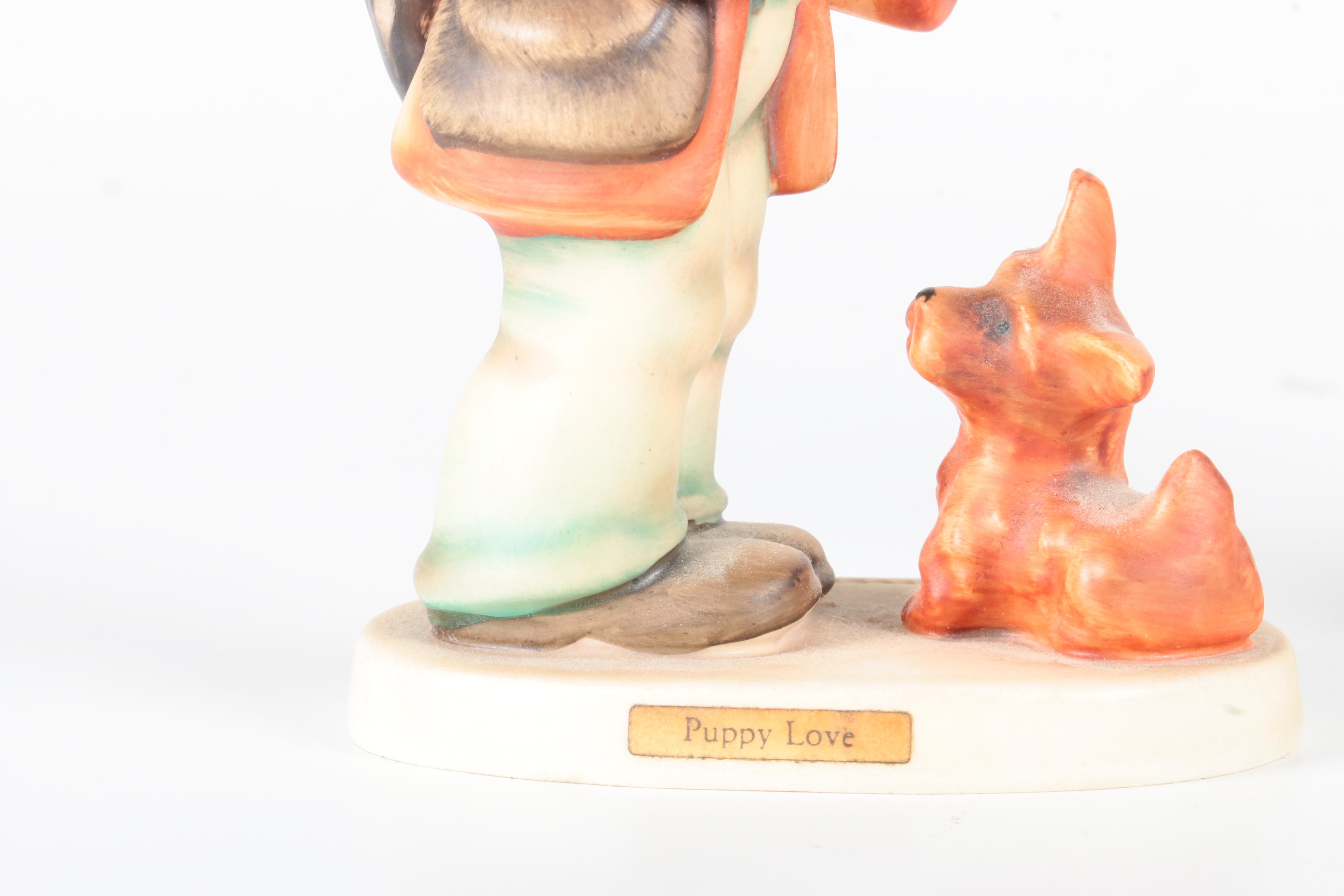 Pair of Vintage Goebel Hummel Porcelain Figurines