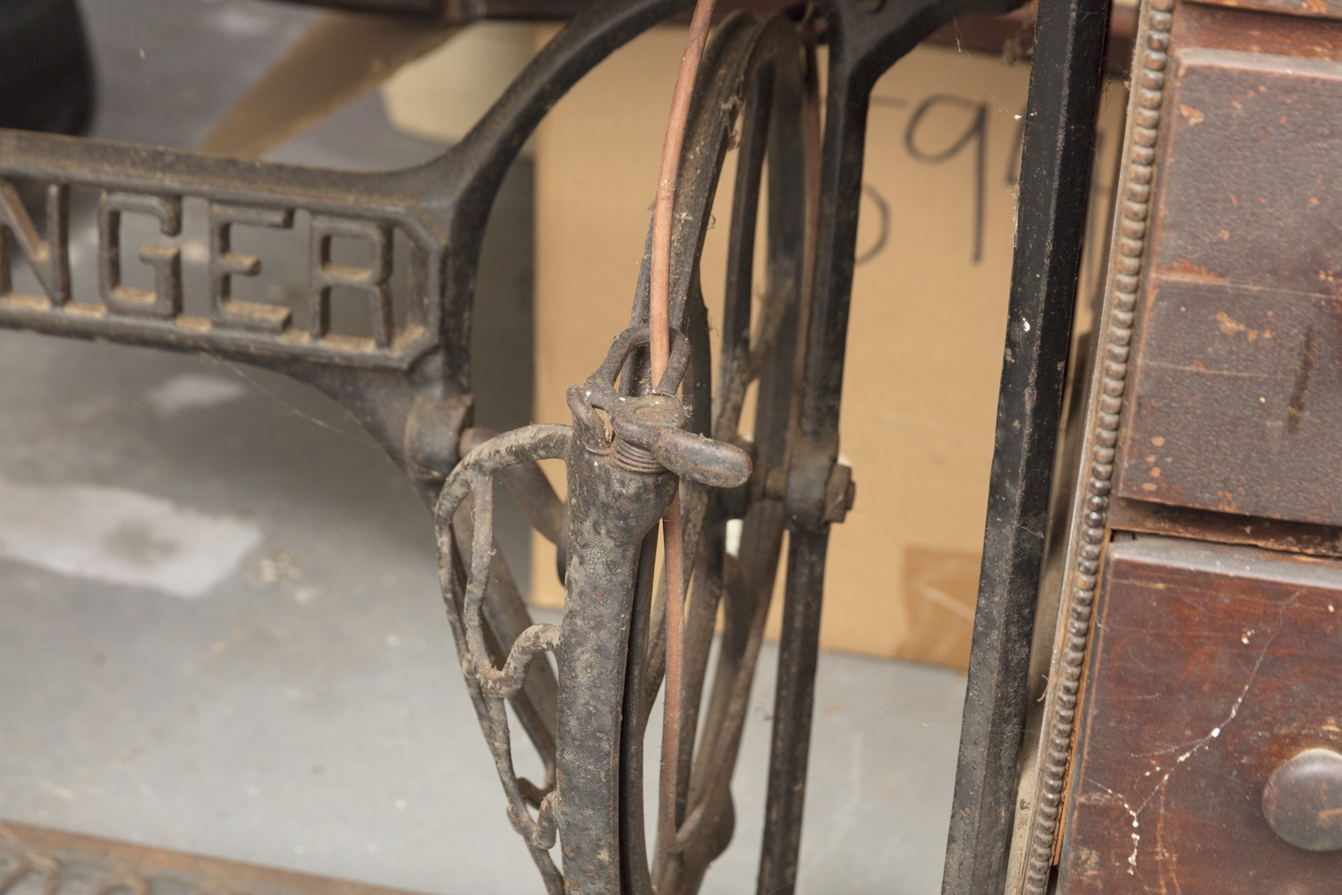 Antique Singer Treadle Sewing Machine