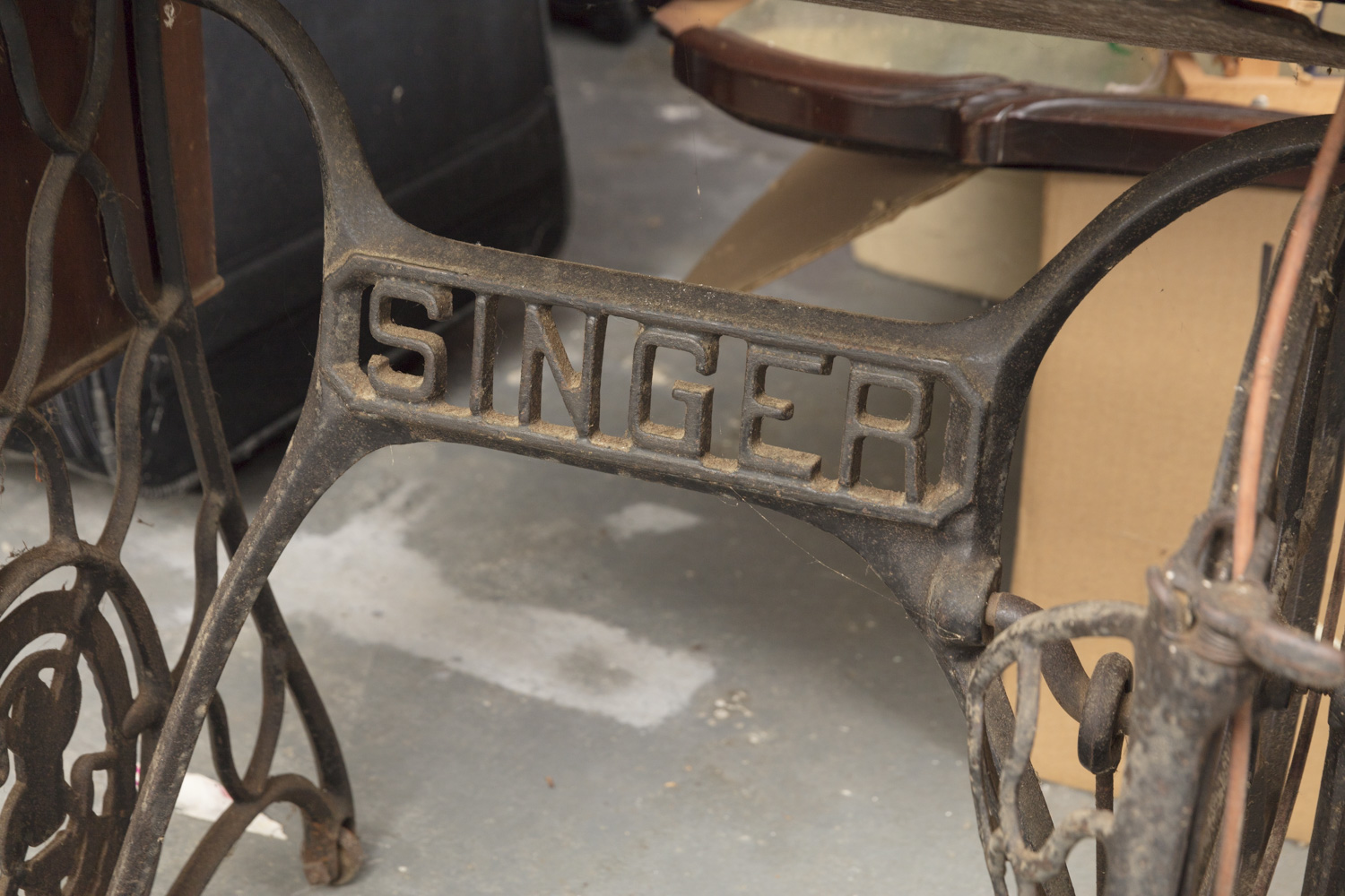 Antique Singer Treadle Sewing Machine