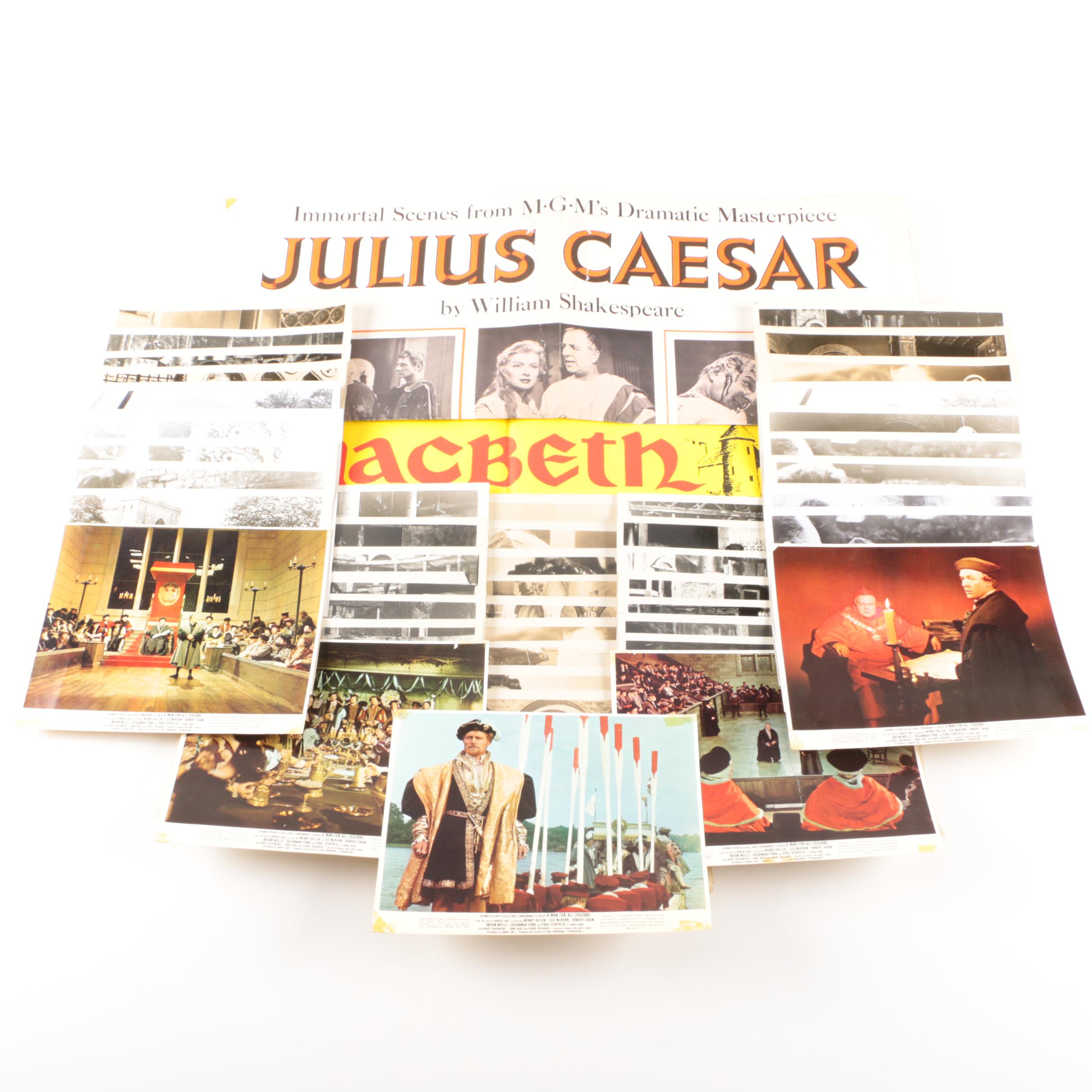 Collection of Shakespeare Film Stills and Posters