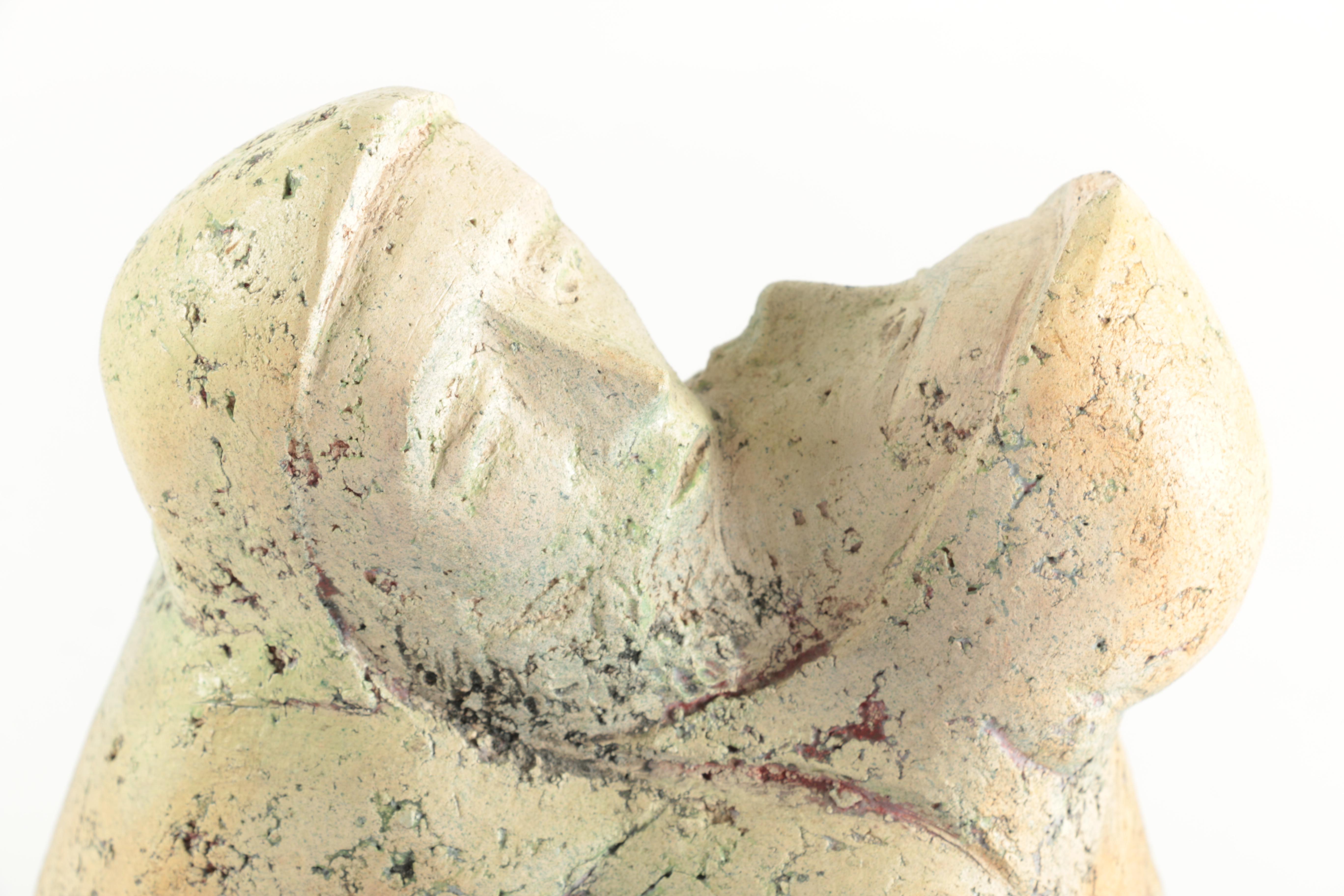 Ceramic Embracing Couple Figurine