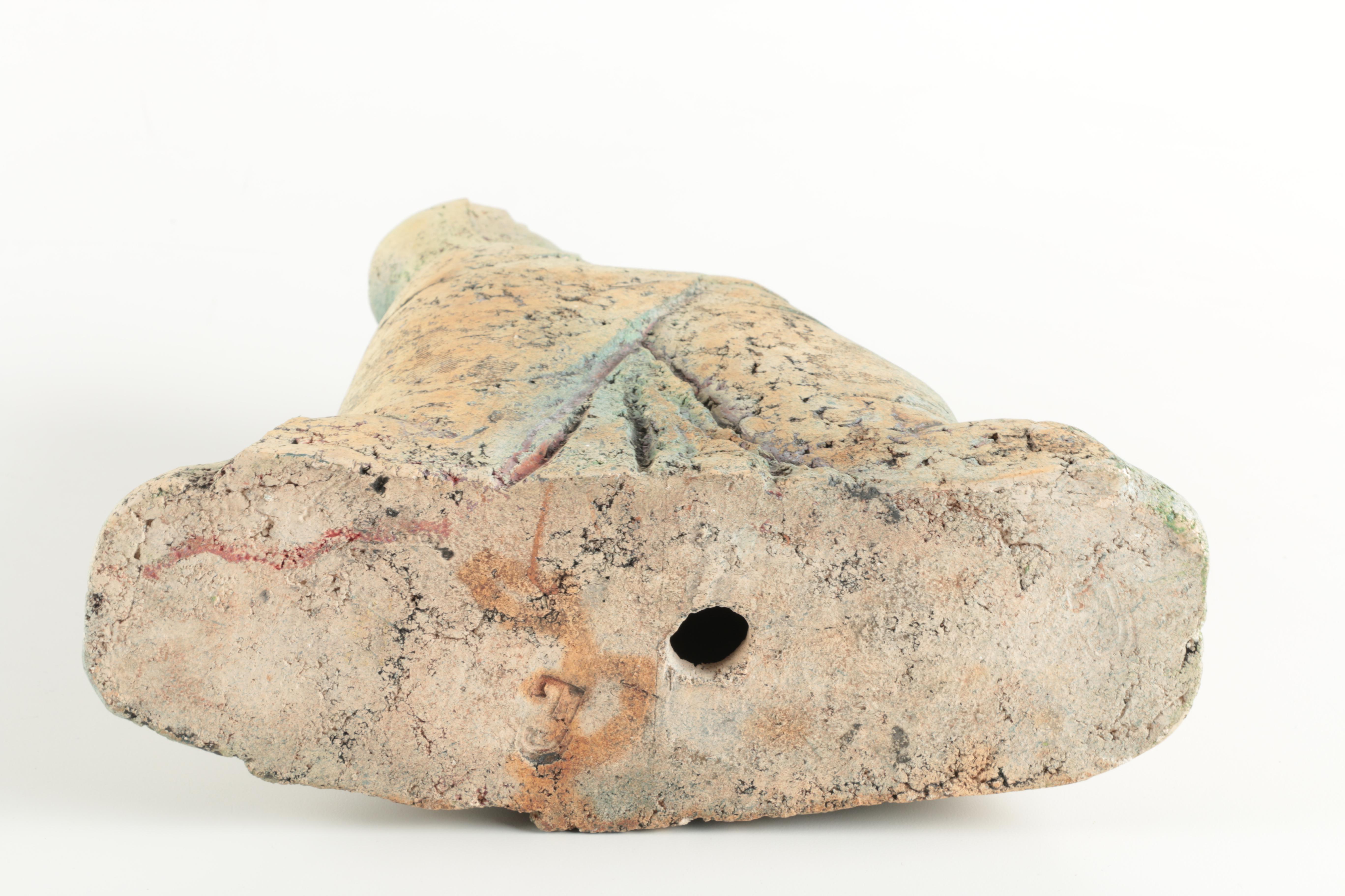 Ceramic Embracing Couple Figurine