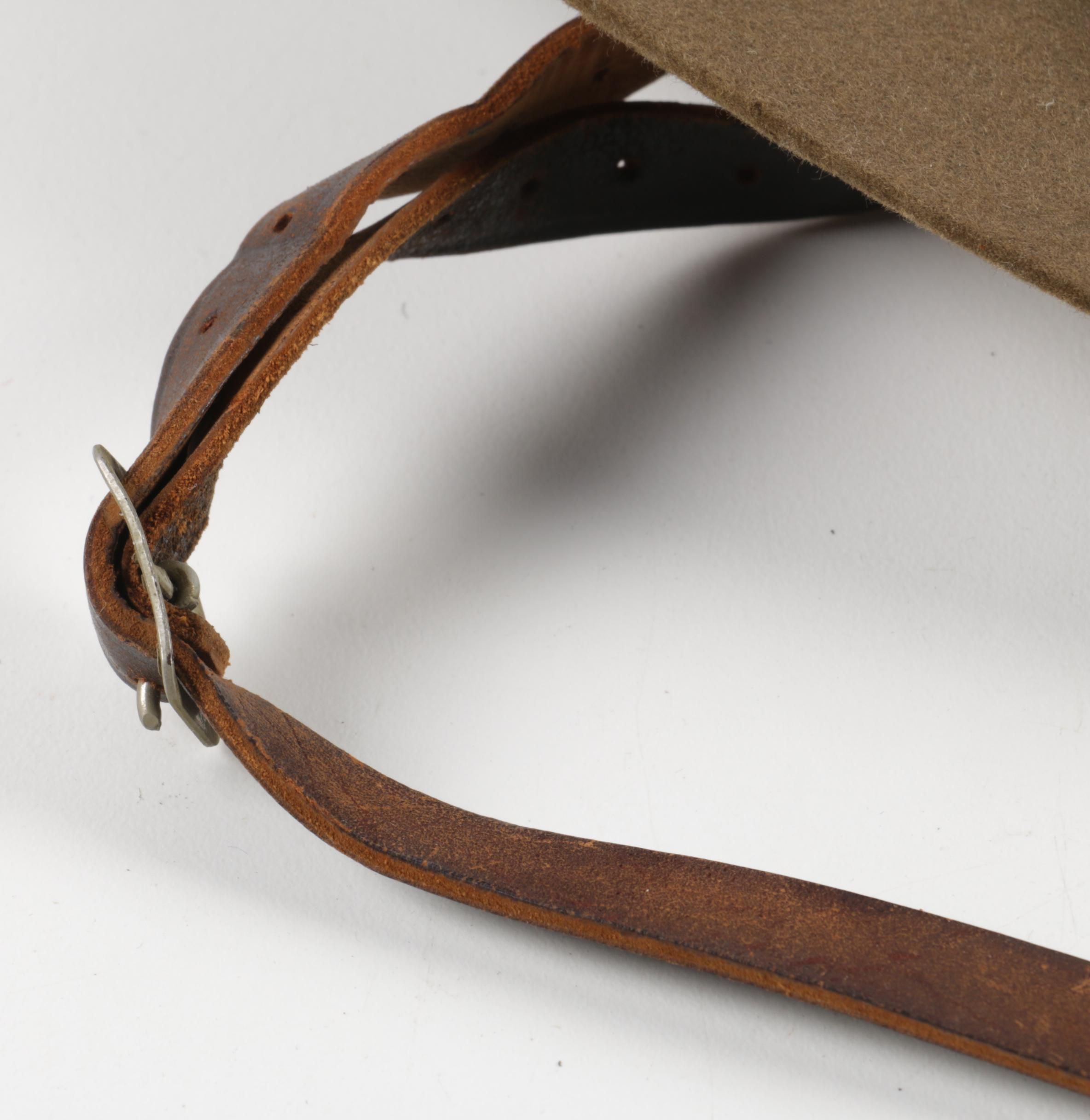 Vintage Green Felt Marines Sergeant Hat